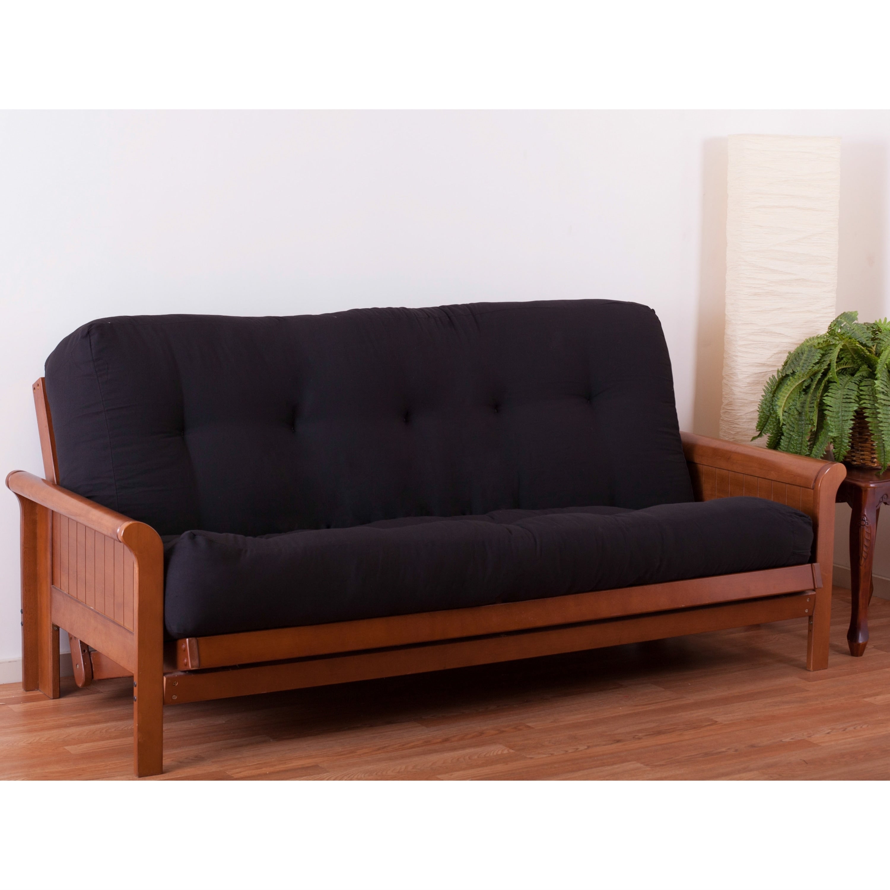 Matelas futon en sergé de 10 pouces d'épaisseur (simple, double ou grand lit)