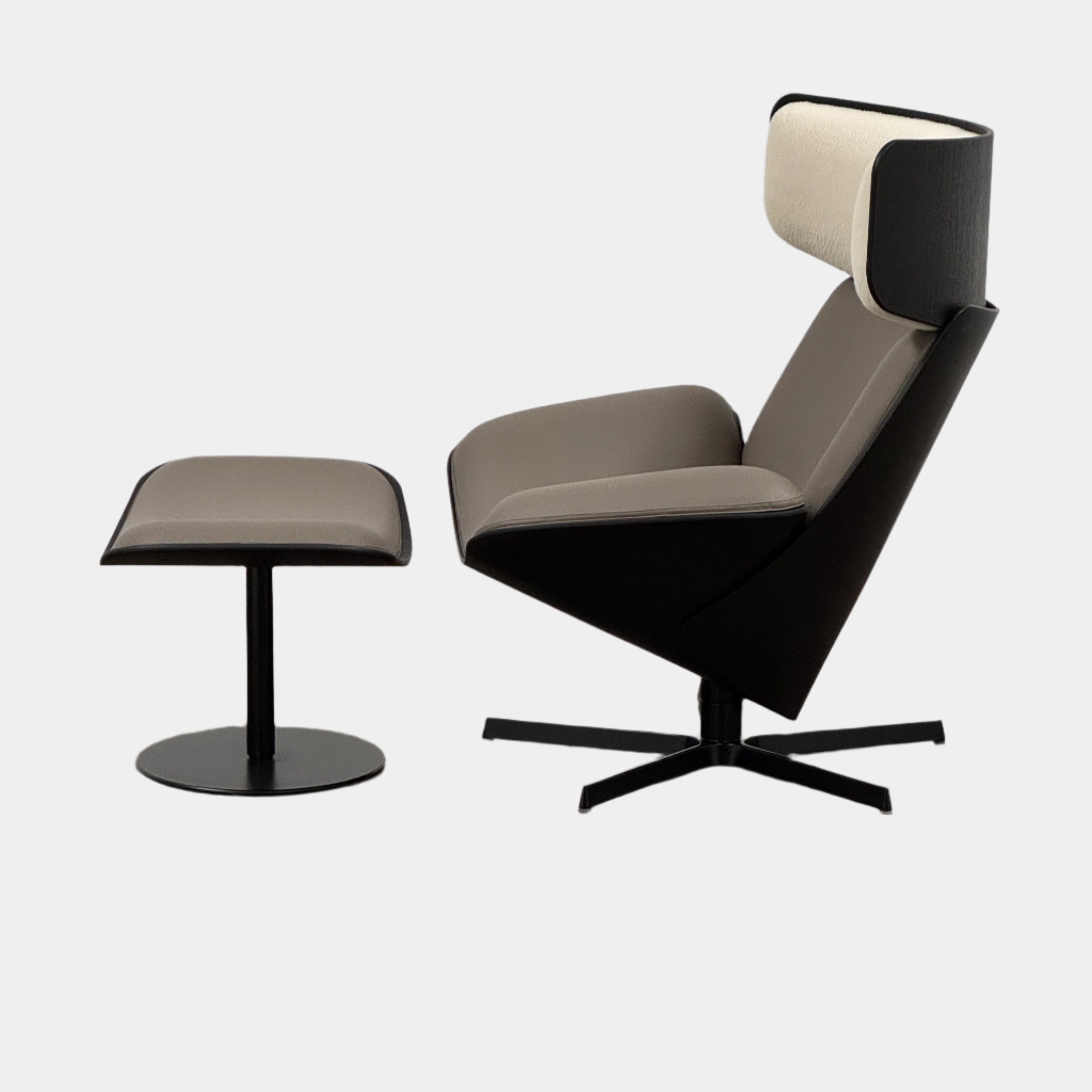 Chaise et pouf Almora de B&B Italia