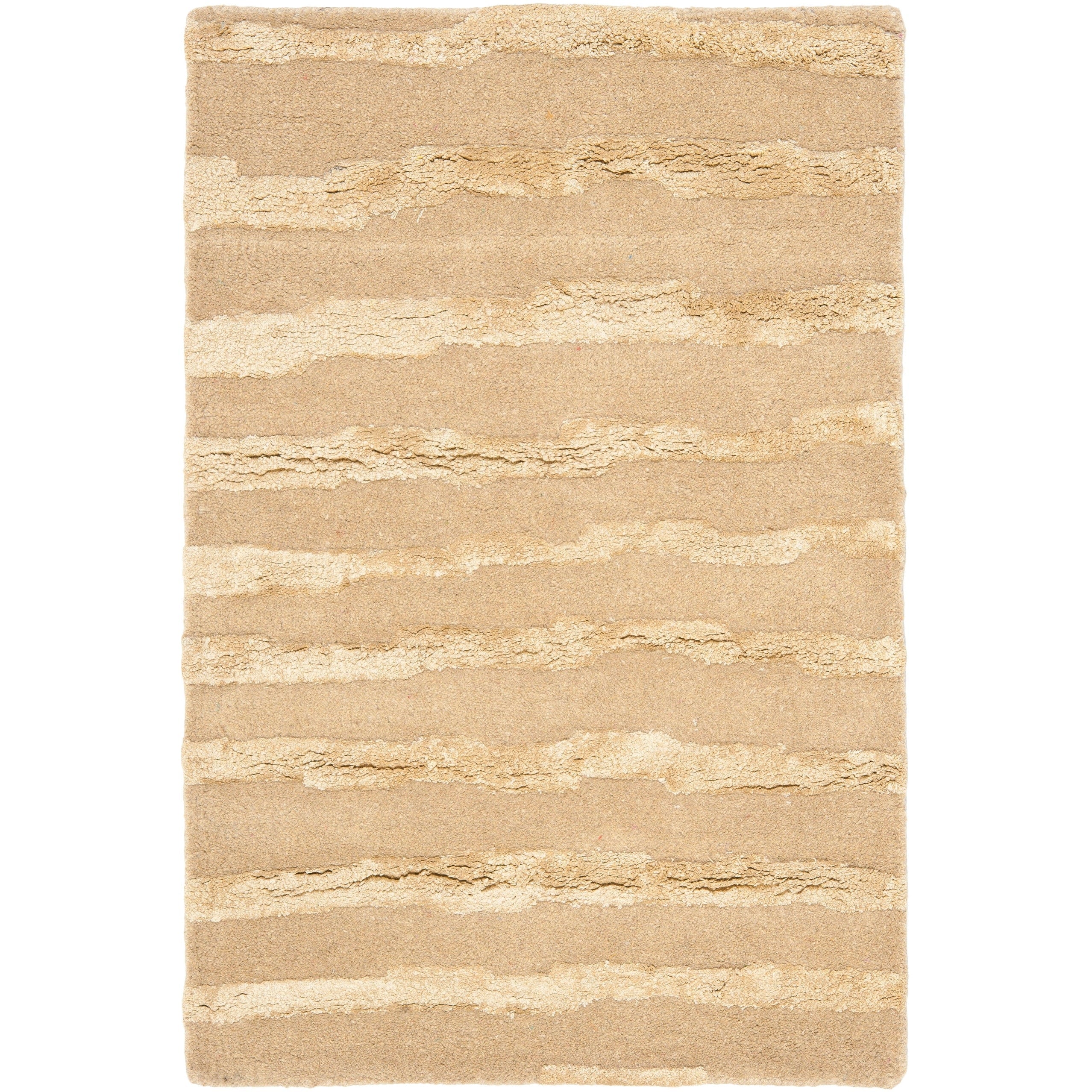 Tapis en laine NZ Soho Kikue Stripes fait main SAFAVIEH