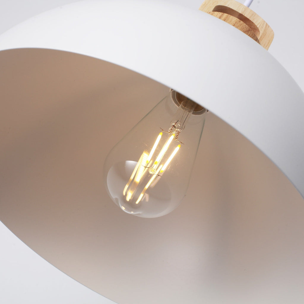 Luminaire suspendu moderne à 1 lumière avec interrupteur pour îlot de cuisine