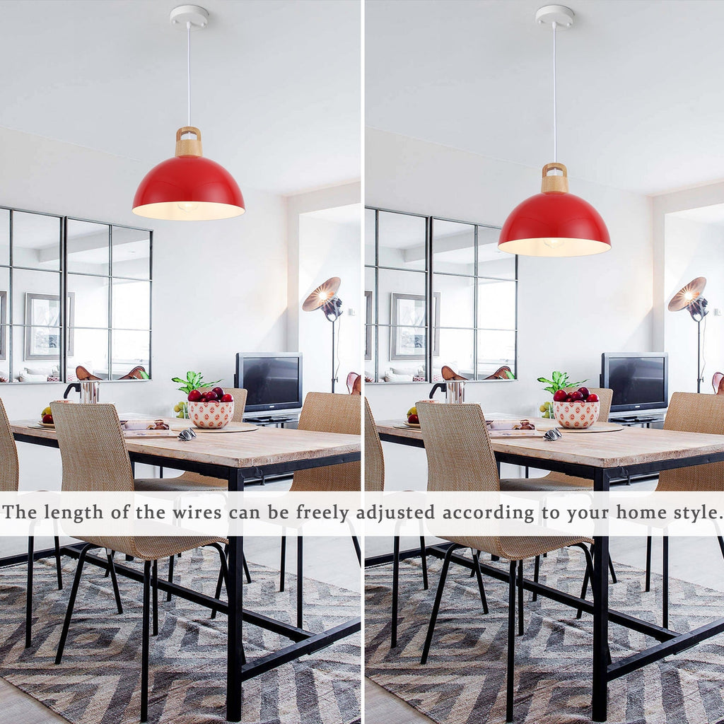 Luminaire suspendu moderne à 1 lumière avec interrupteur pour îlot de cuisine