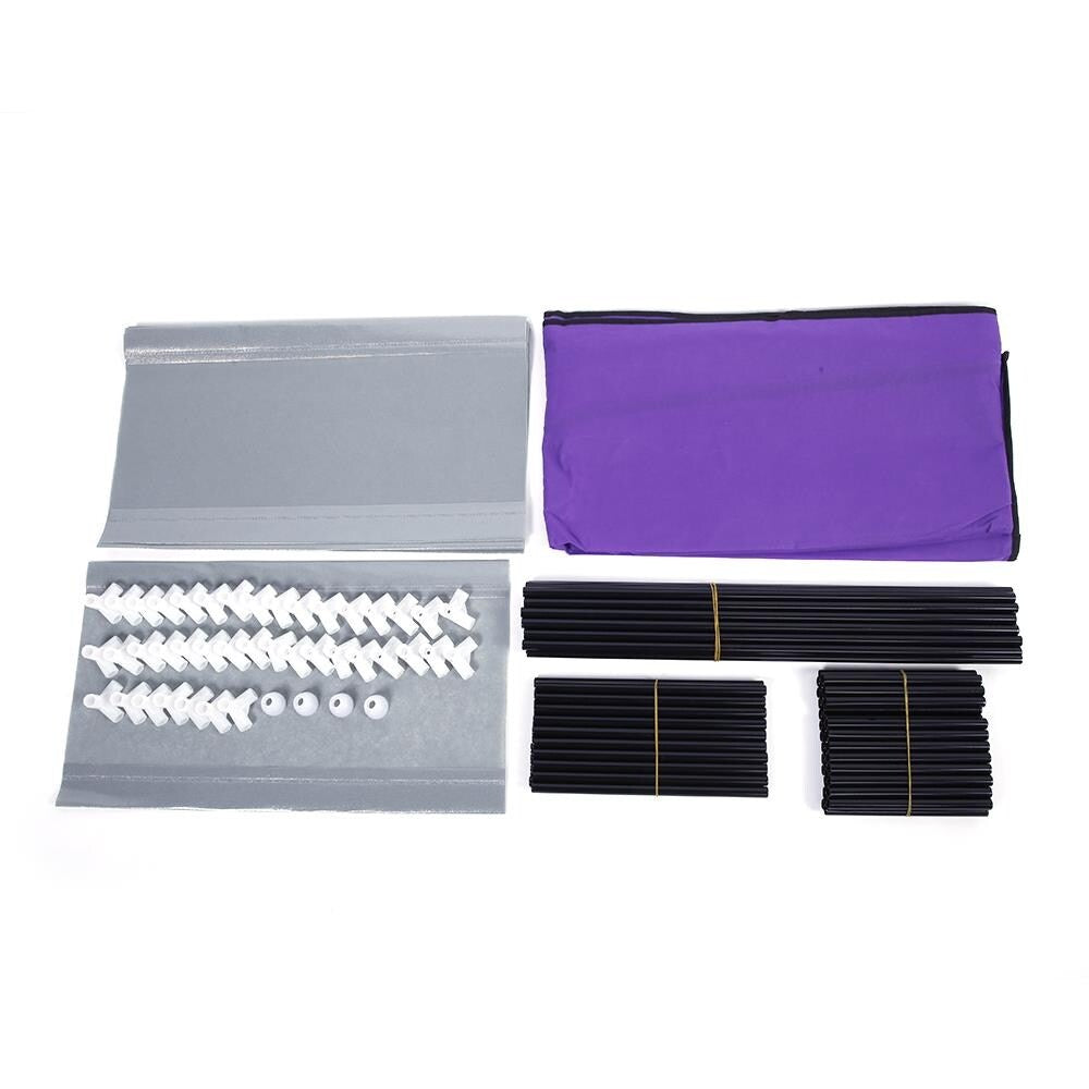 Étagère à chaussures à 10 niveaux, organiseur de rangement utilitaire avec housse anti-poussière en tissu non tissé, violet