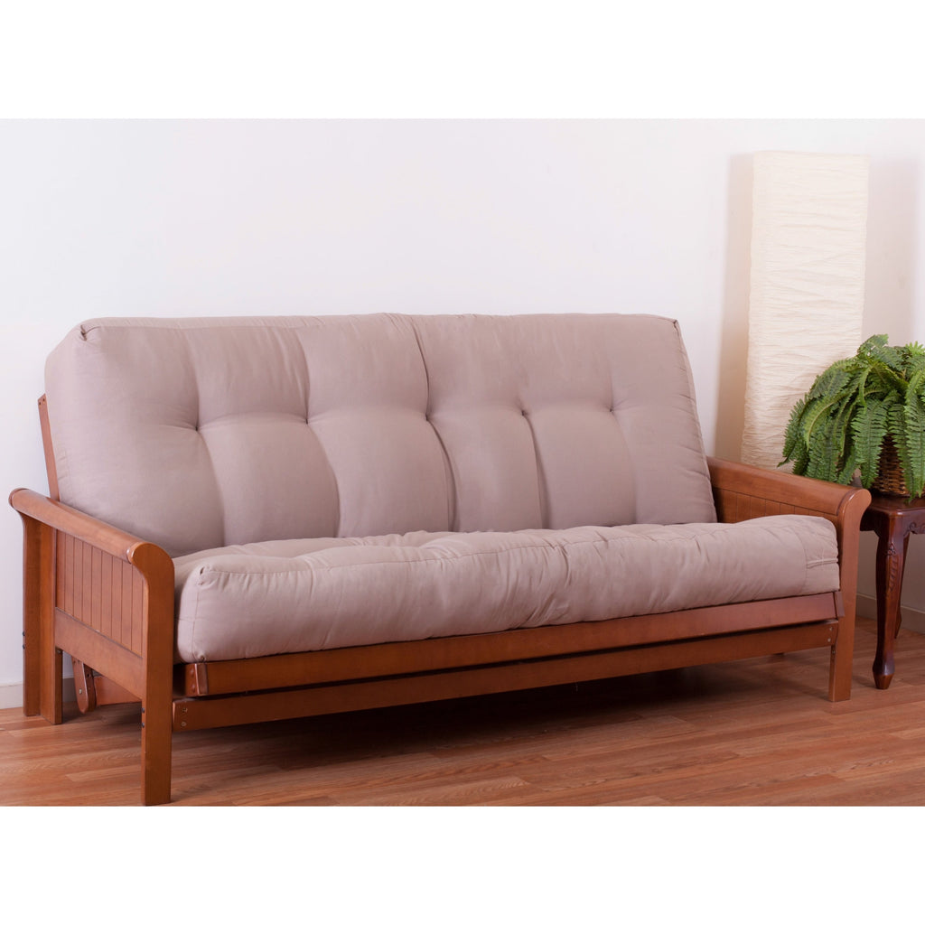 Matelas futon en sergé de 10 pouces d'épaisseur (simple, double ou grand lit)