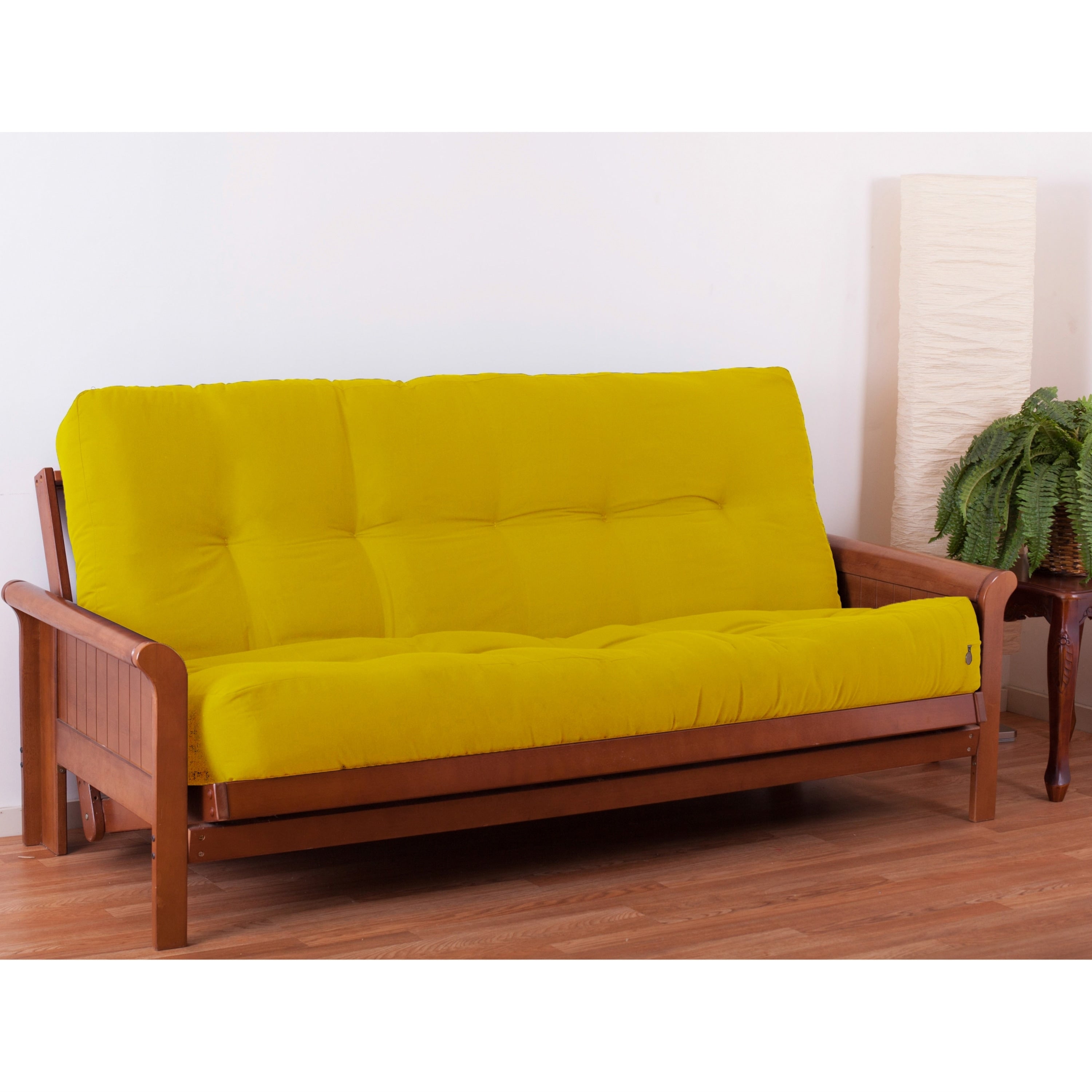 Matelas futon en sergé de 10 pouces d'épaisseur (simple, double ou grand lit)