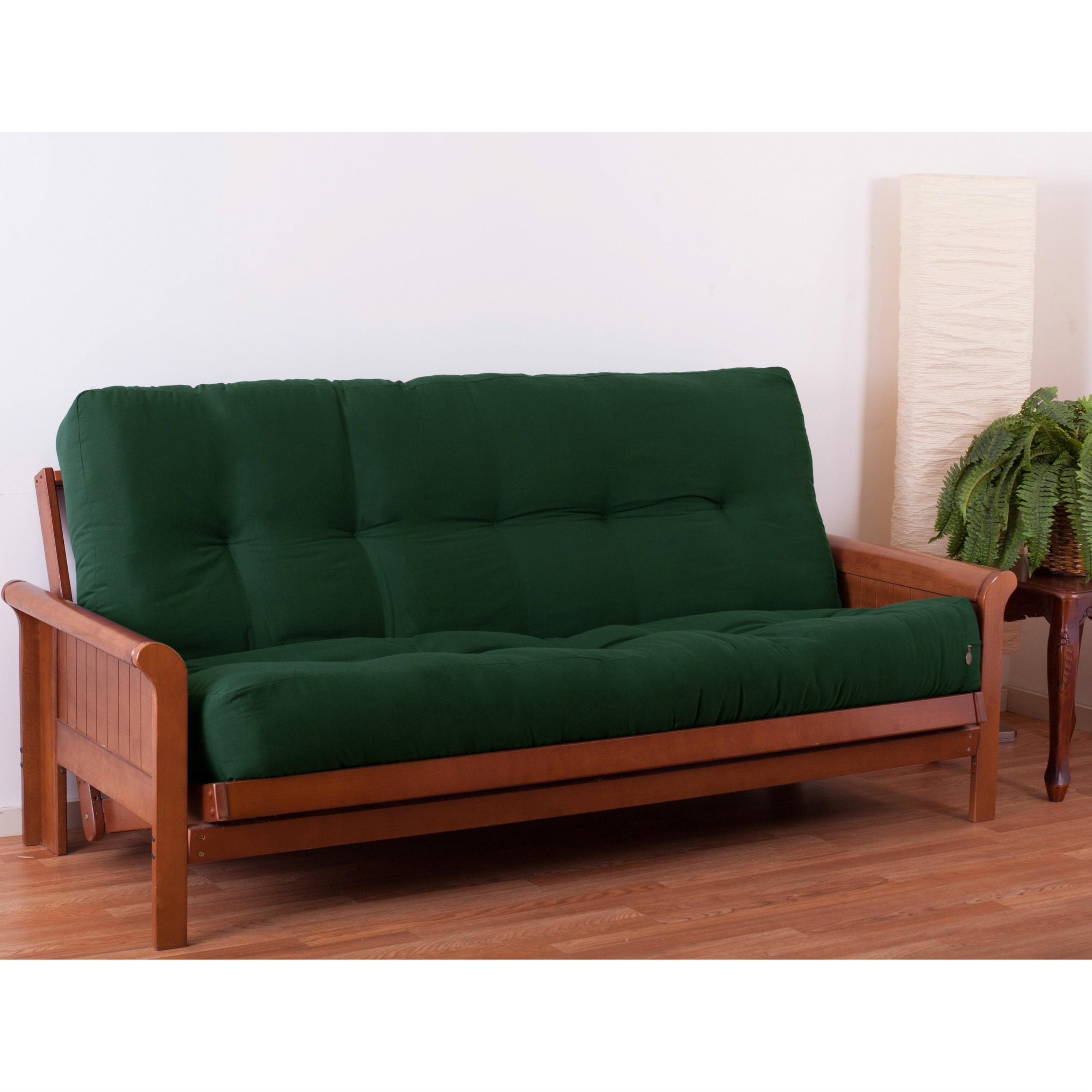 Matelas futon en sergé de 10 pouces d'épaisseur (simple, double ou grand lit)