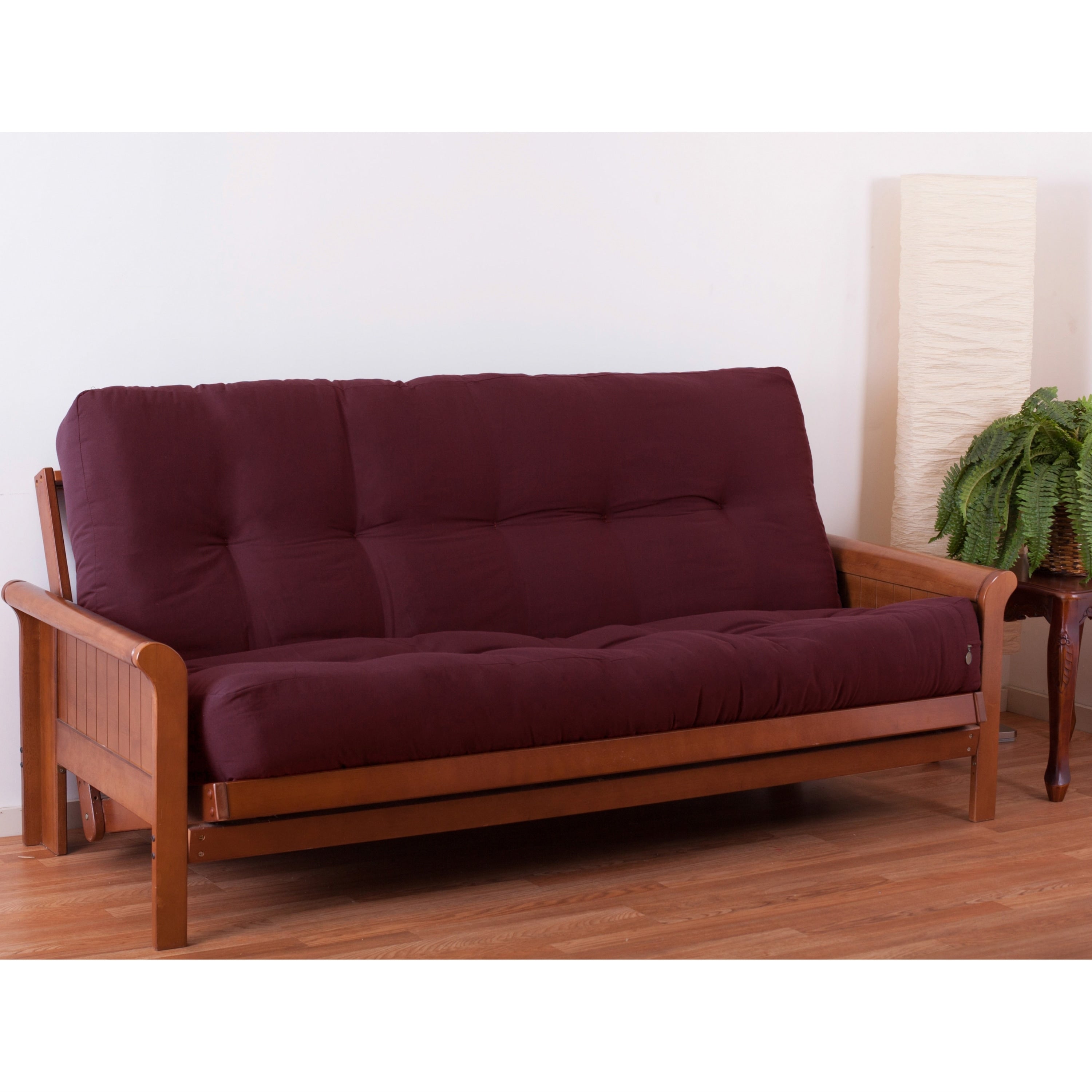 Matelas futon en sergé de 10 pouces d'épaisseur (simple, double ou grand lit)