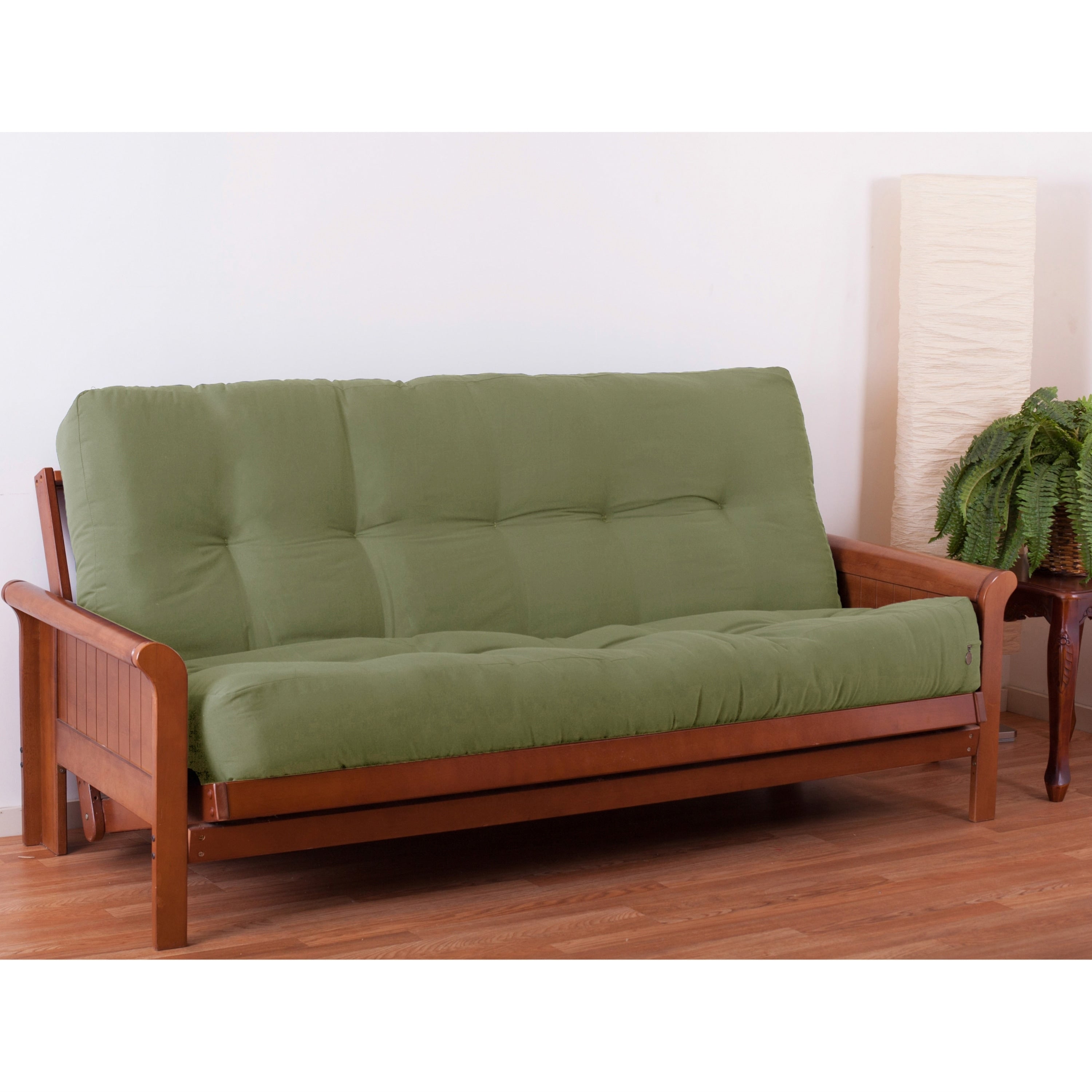 Matelas futon en sergé de 10 pouces d'épaisseur (simple, double ou grand lit)