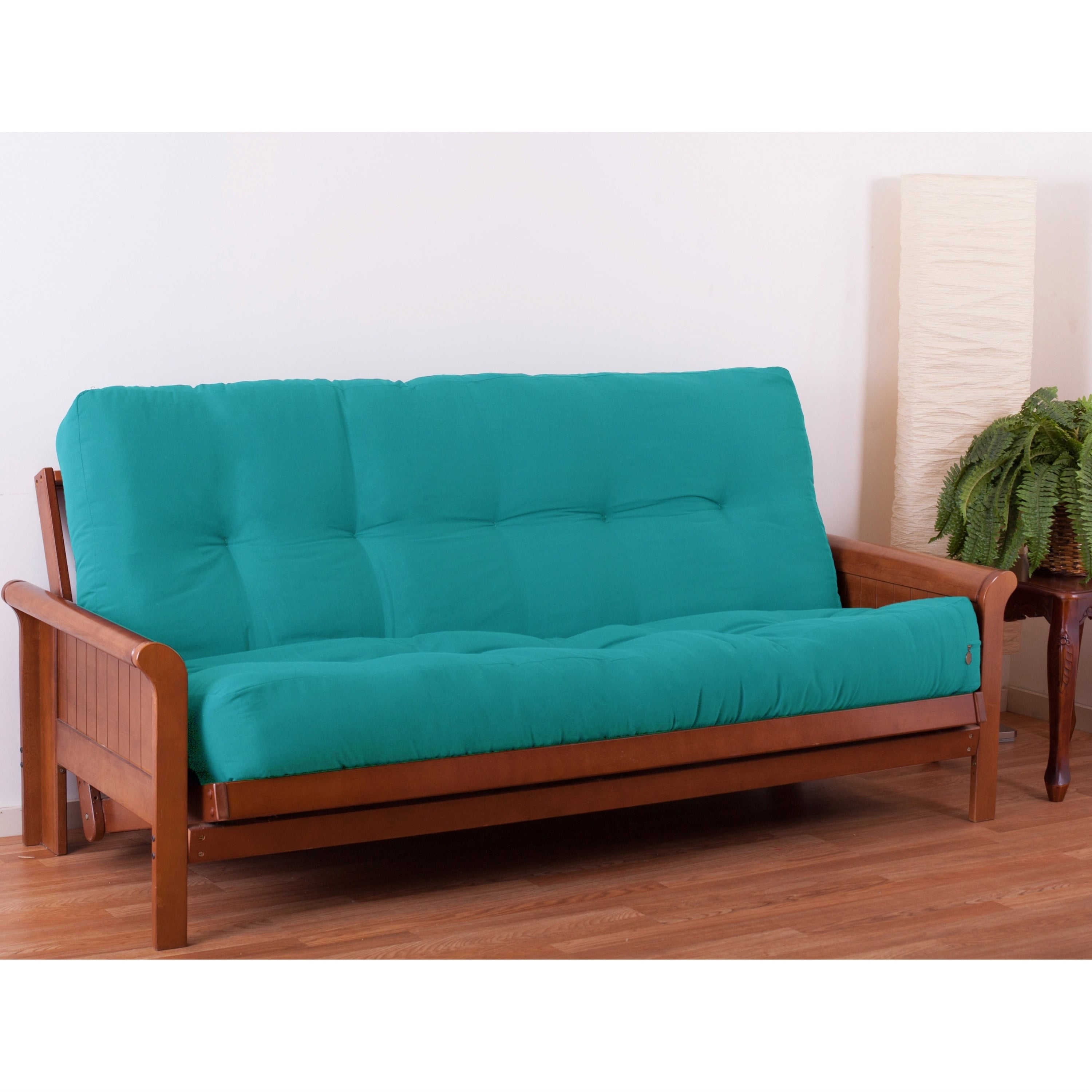 Matelas futon en sergé de 10 pouces d'épaisseur (simple, double ou grand lit)