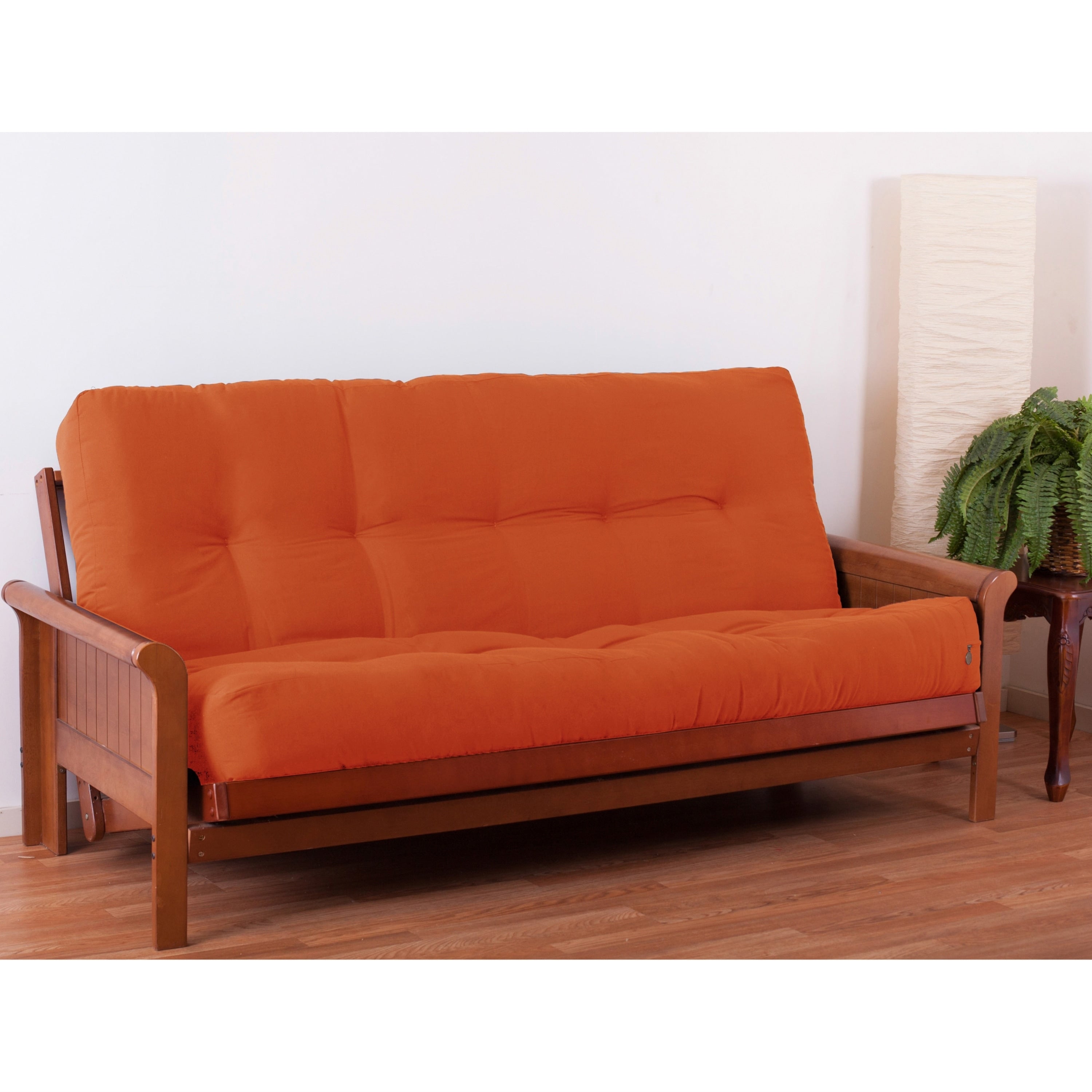 Matelas futon en sergé de 10 pouces d'épaisseur (simple, double ou grand lit)
