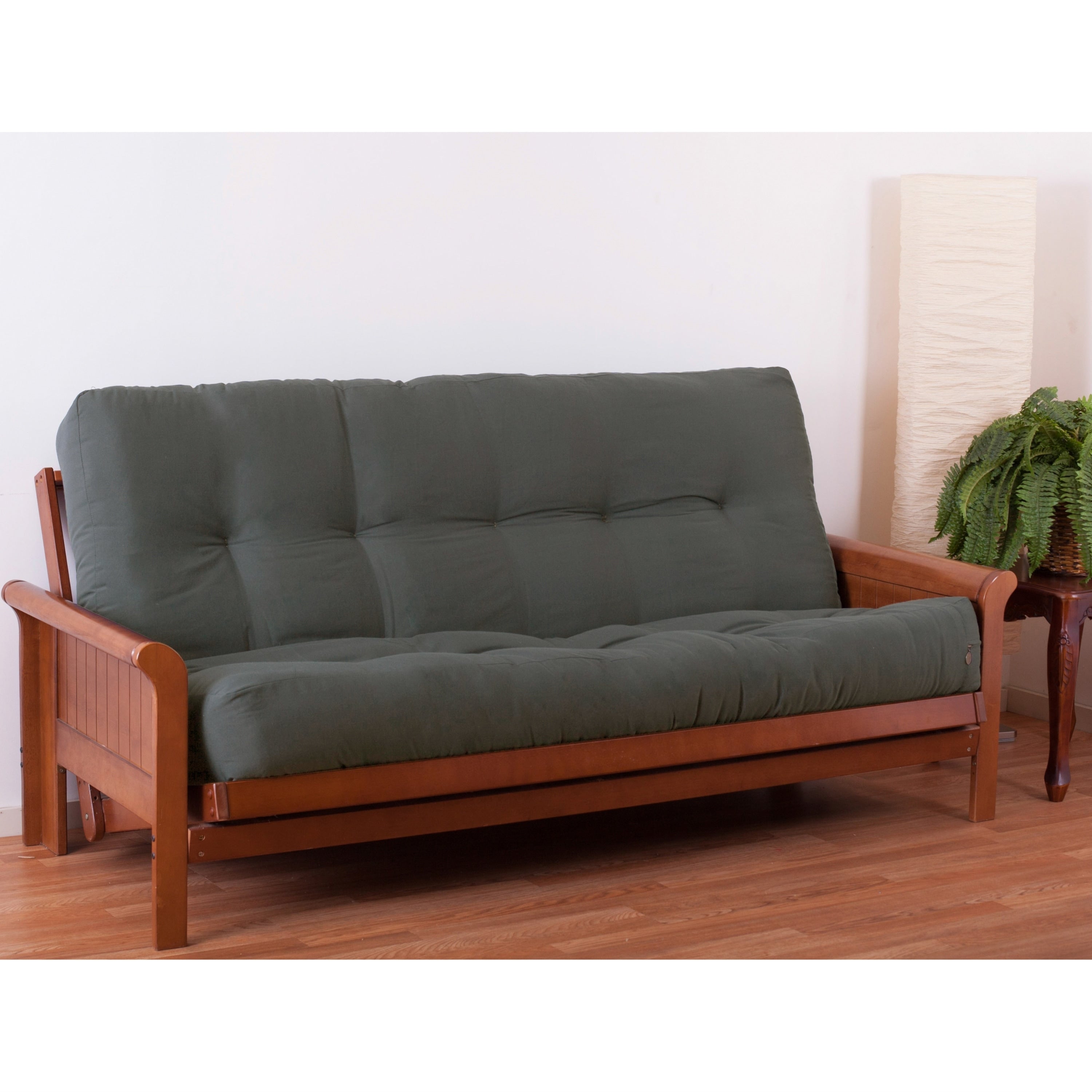 Matelas futon en sergé de 10 pouces d'épaisseur (simple, double ou grand lit)