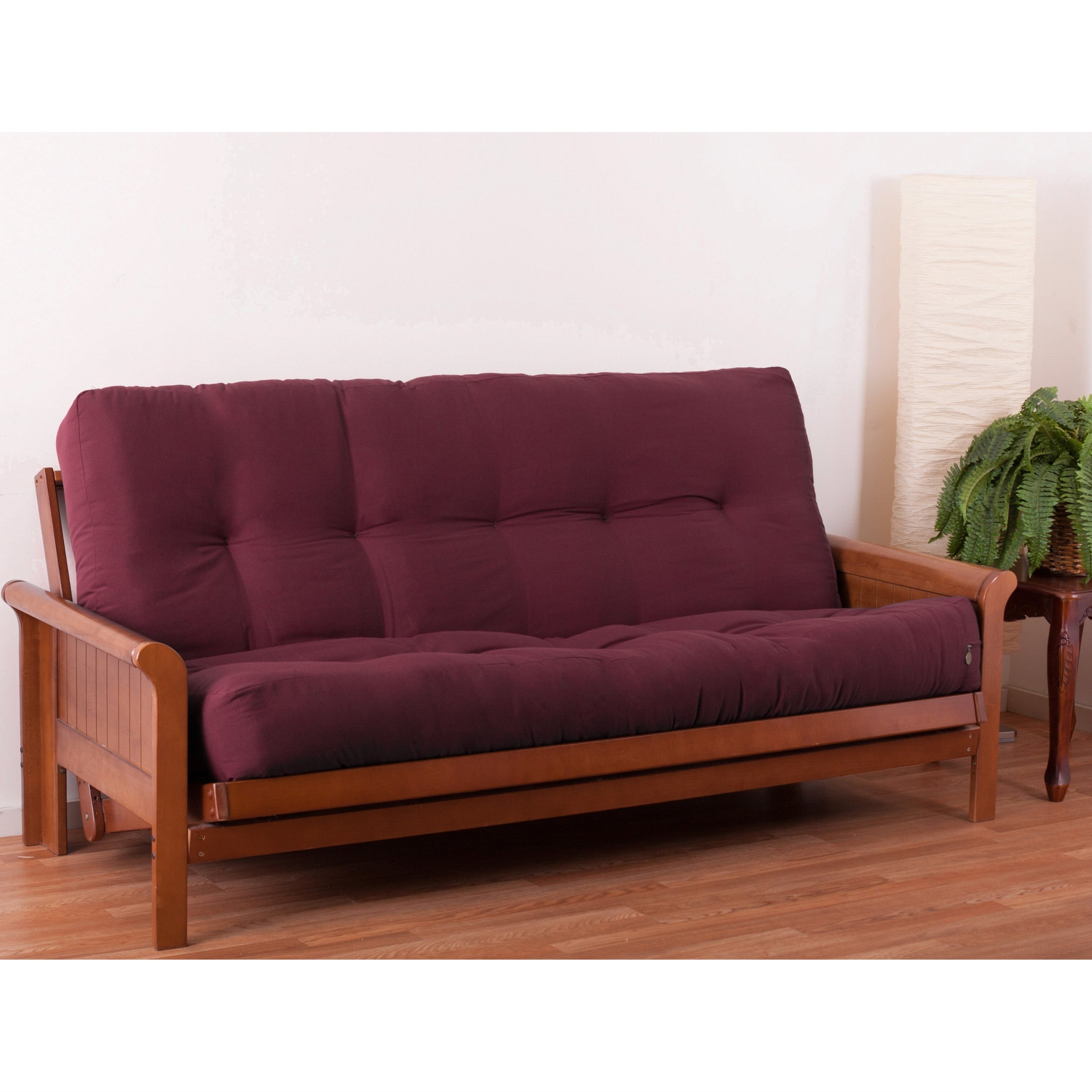 Matelas futon en sergé de 10 pouces d'épaisseur (simple, double ou grand lit)