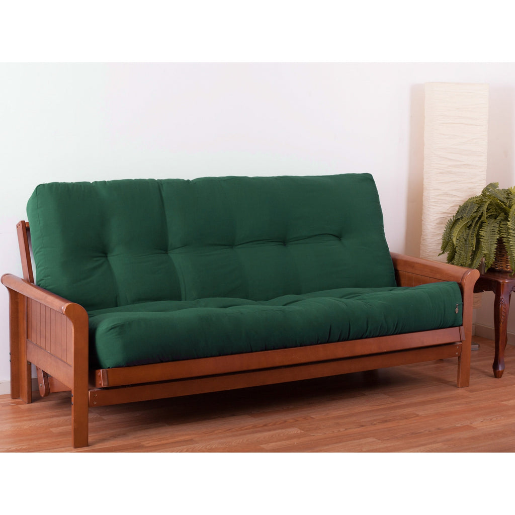 Matelas futon en sergé de 10 pouces d'épaisseur (simple, double ou grand lit)