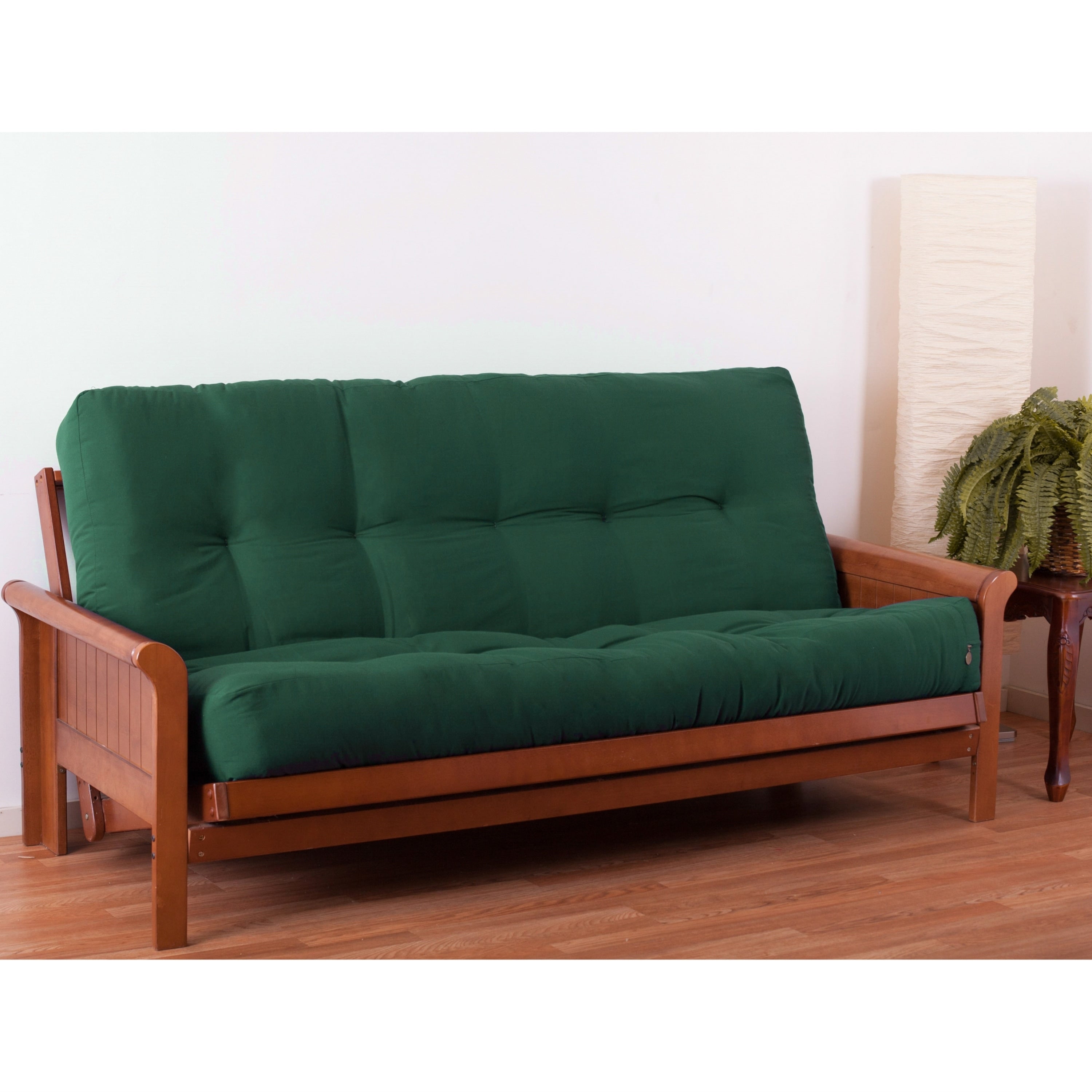 Matelas futon en sergé de 10 pouces d'épaisseur (simple, double ou grand lit)