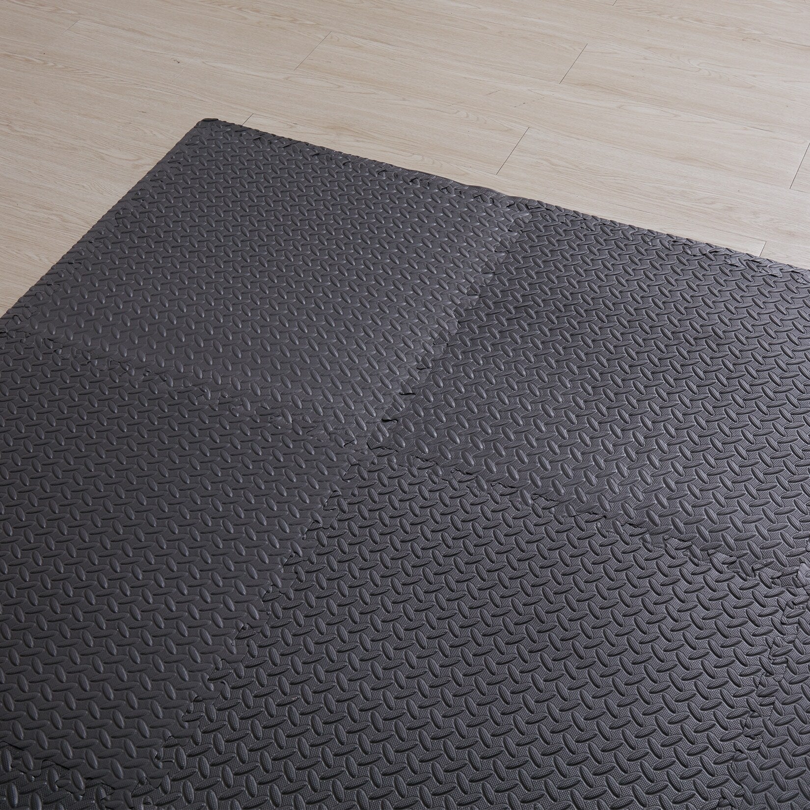 12 dalles de sol en mousse pour salle de sport, 24 x 24, tapis de sol emboîtables, 48 ​​pi²
