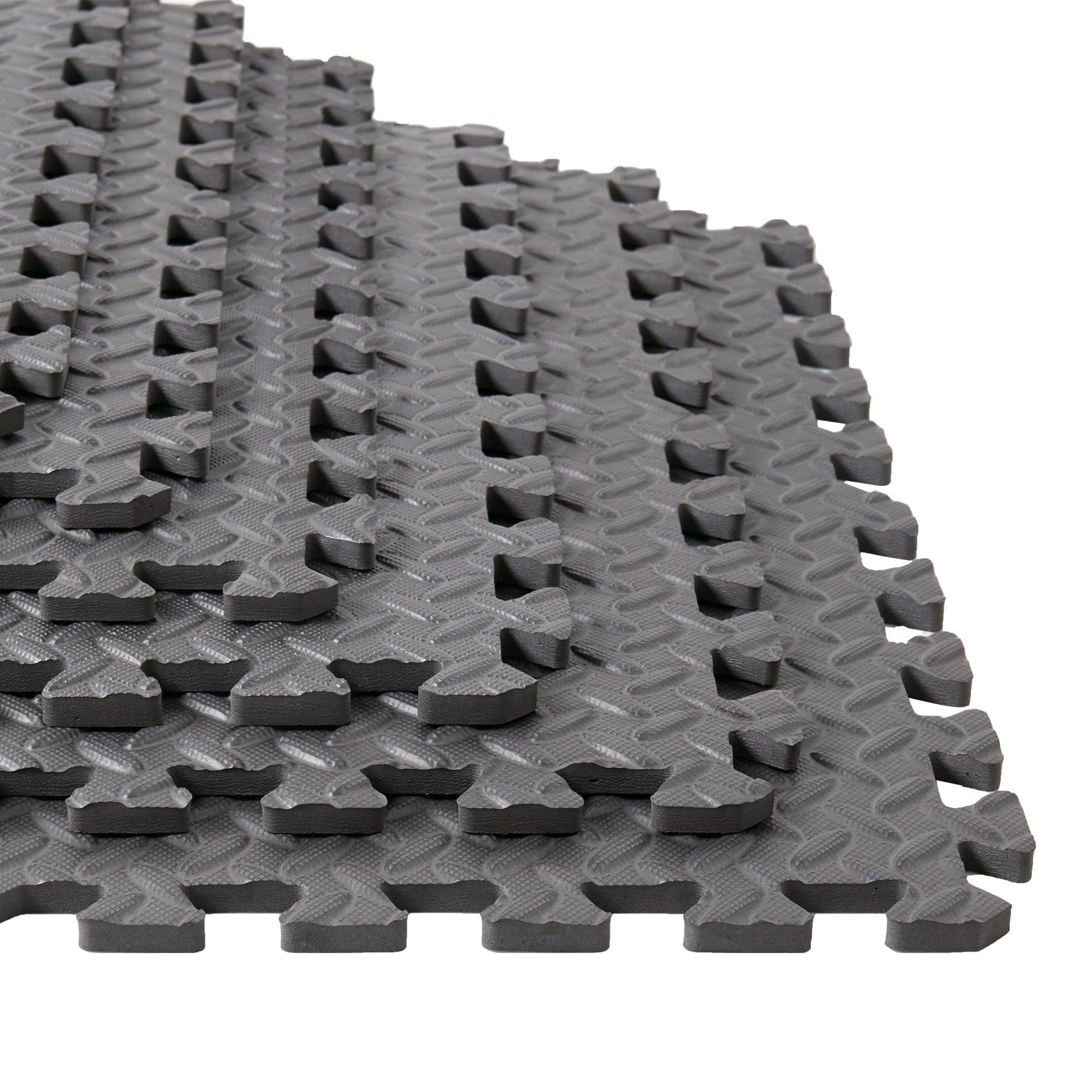 12 dalles de sol en mousse pour salle de sport, 24 x 24, tapis de sol emboîtables, 48 ​​pi²