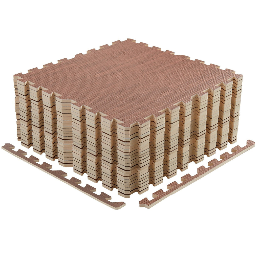 12 dalles de sol en mousse pour salle de sport, 24 x 24, tapis de sol emboîtables, 48 ​​pi²