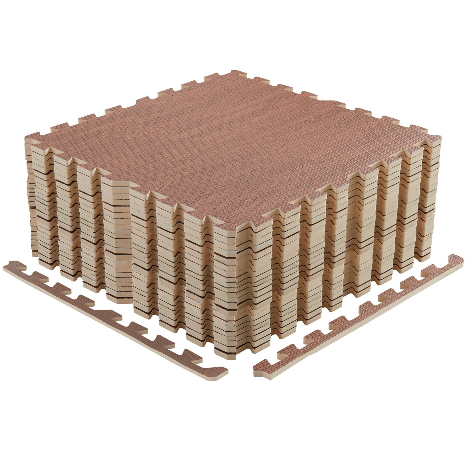 12 dalles de sol en mousse pour salle de sport, 24 x 24, tapis de sol emboîtables, 48 ​​pi²
