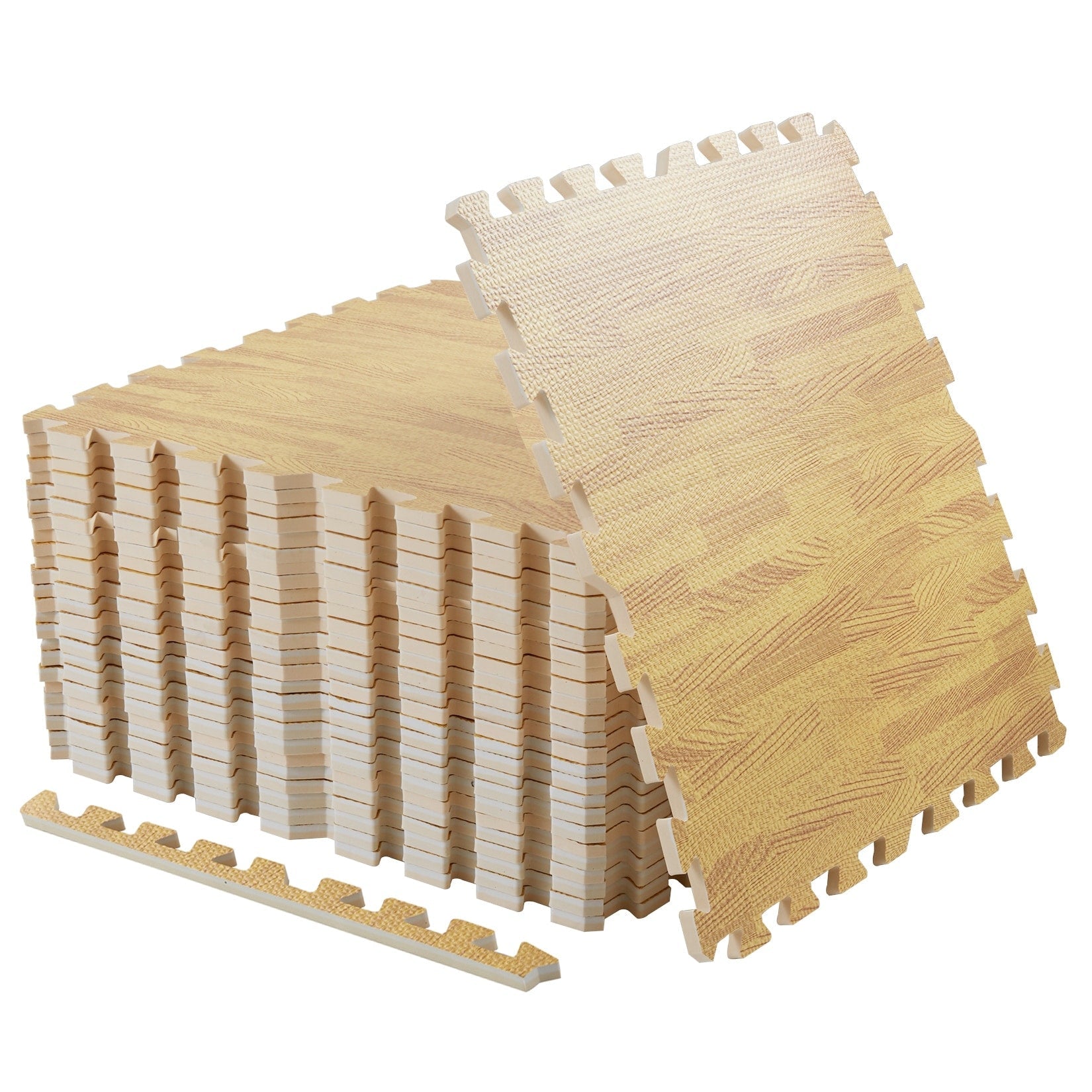 12 dalles de sol en mousse pour salle de sport, 24 x 24, tapis de sol emboîtables, 48 ​​pi²