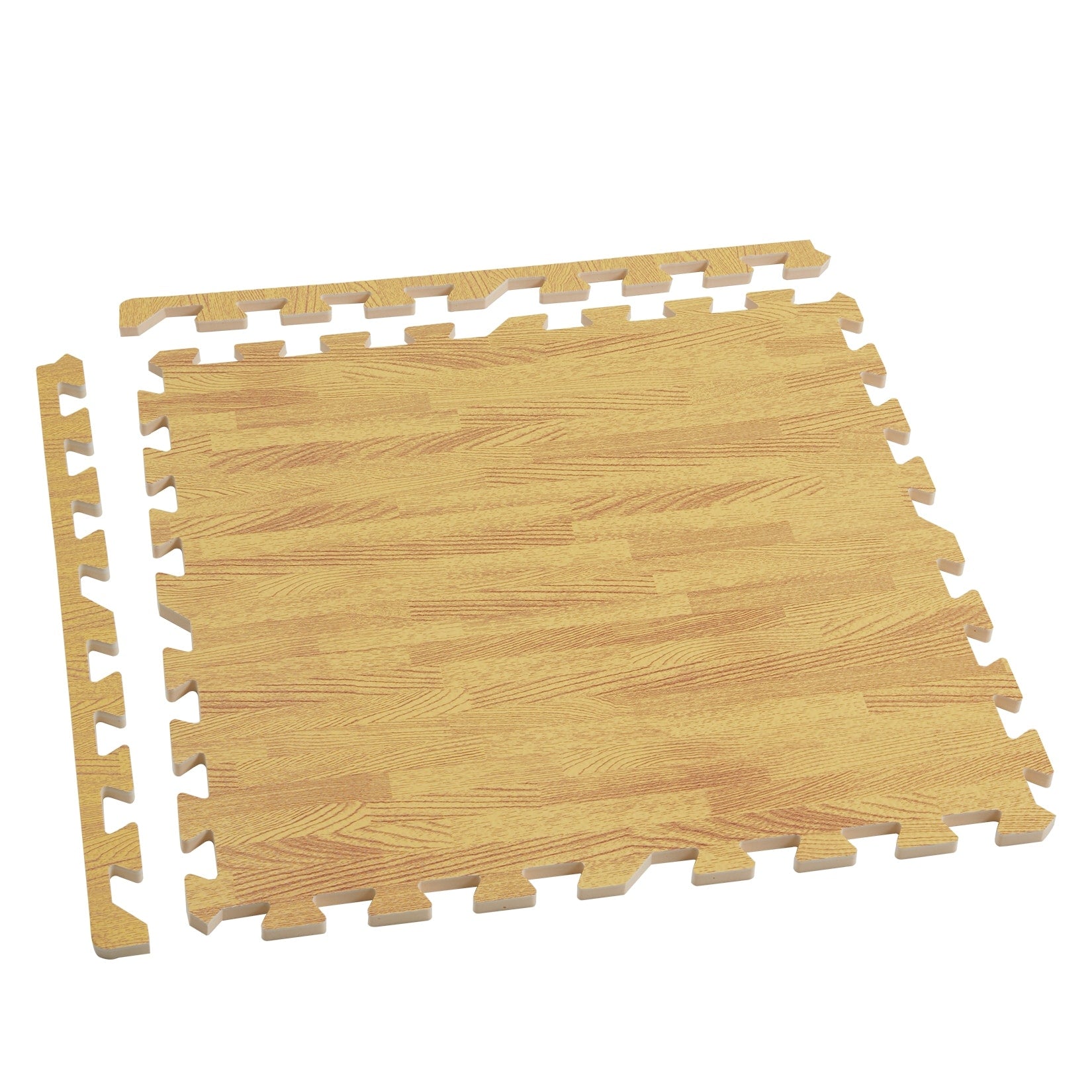 12 dalles de sol en mousse pour salle de sport, 24 x 24, tapis de sol emboîtables, 48 ​​pi²
