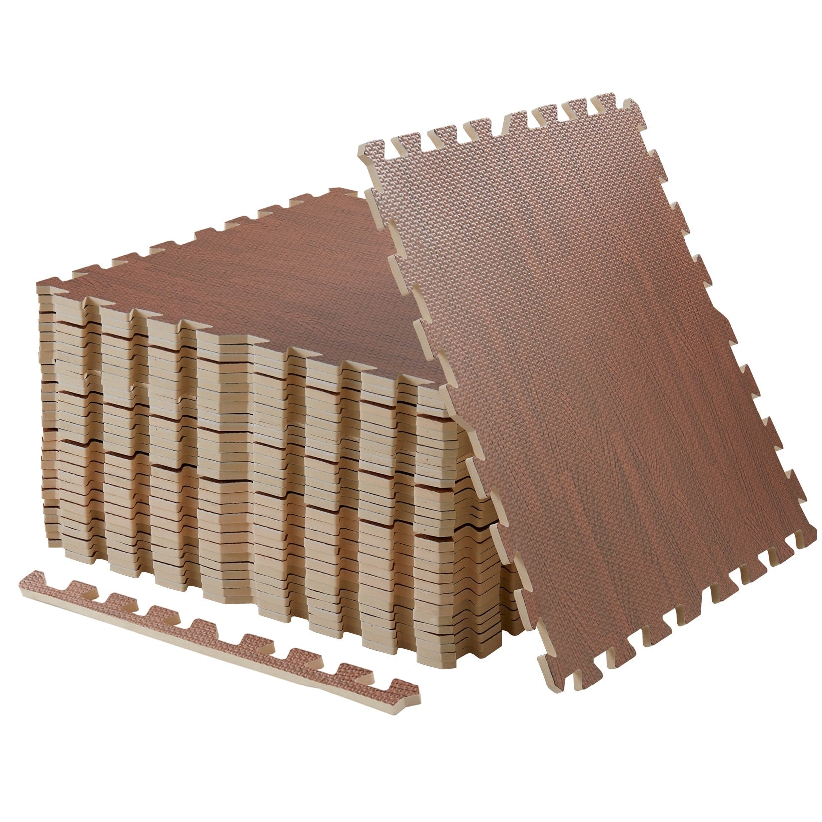 12 dalles de sol en mousse pour salle de sport, 24 x 24, tapis de sol emboîtables, 48 ​​pi²