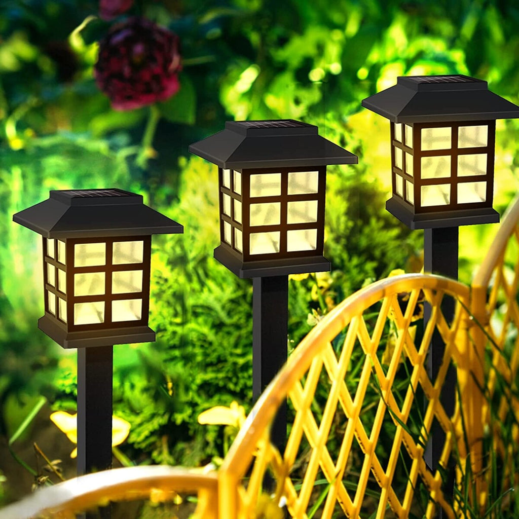 Lot de 12 lampes solaires d'extérieur étanches pour jardin, paysage et terrasse