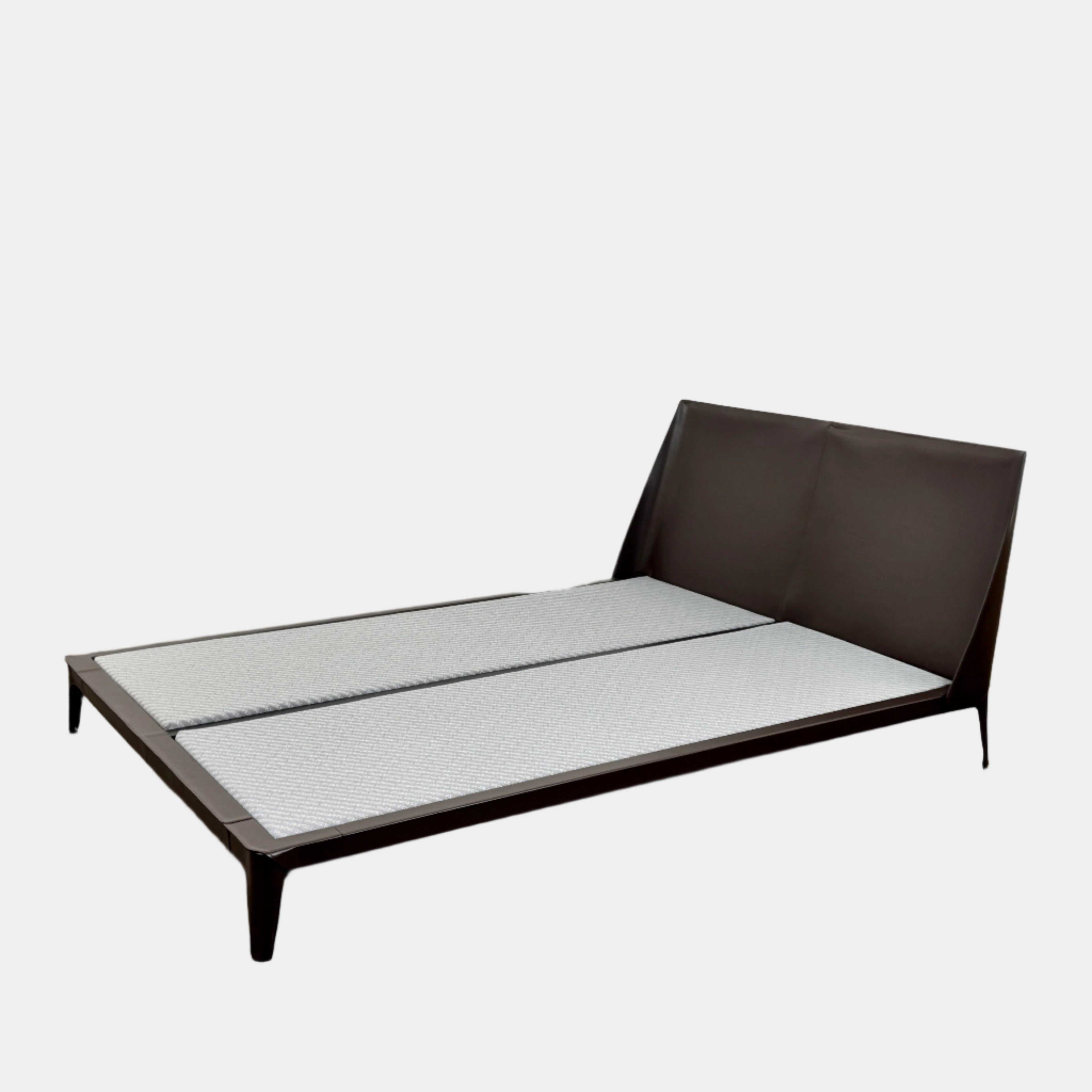 Lit queen-size Poliform Kelly, cuir