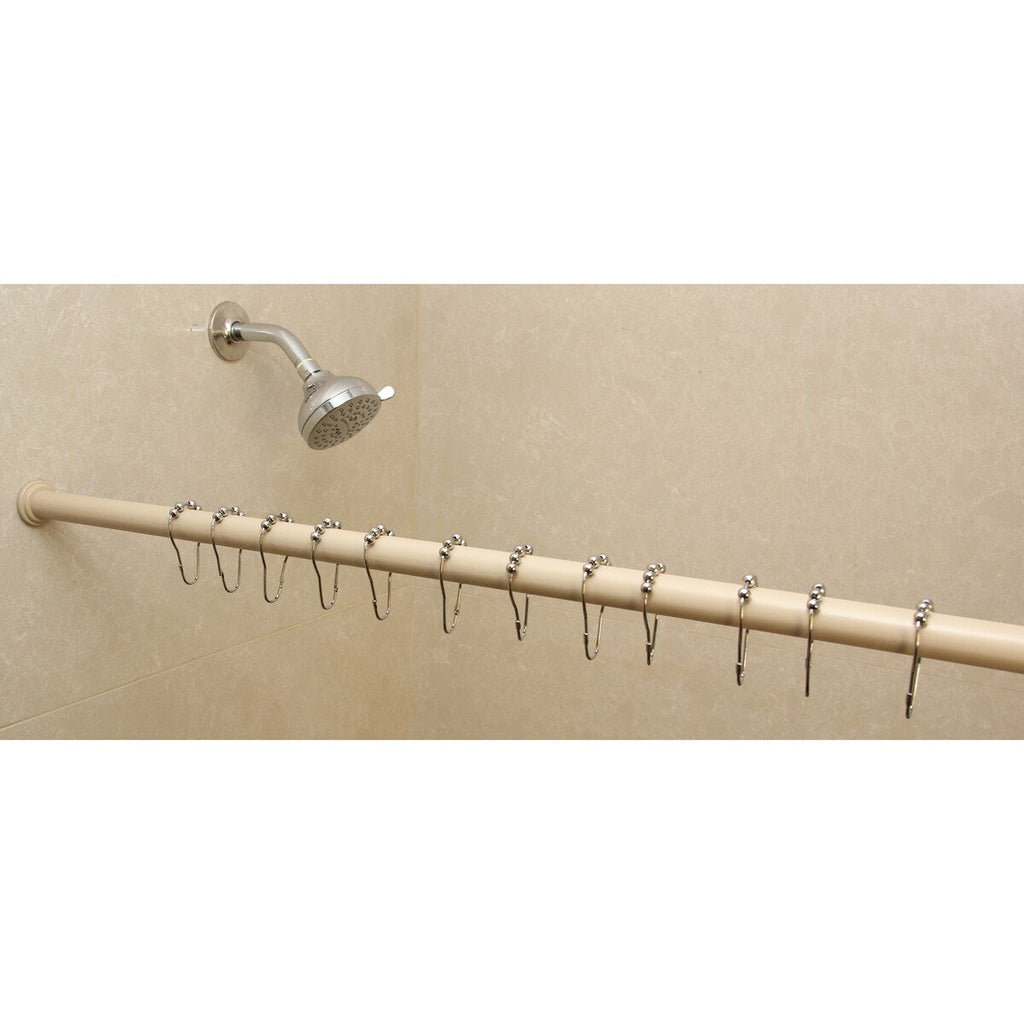 Tringle à rideau de douche ou de fenêtre réglable de 1 pouce montée sur tension
