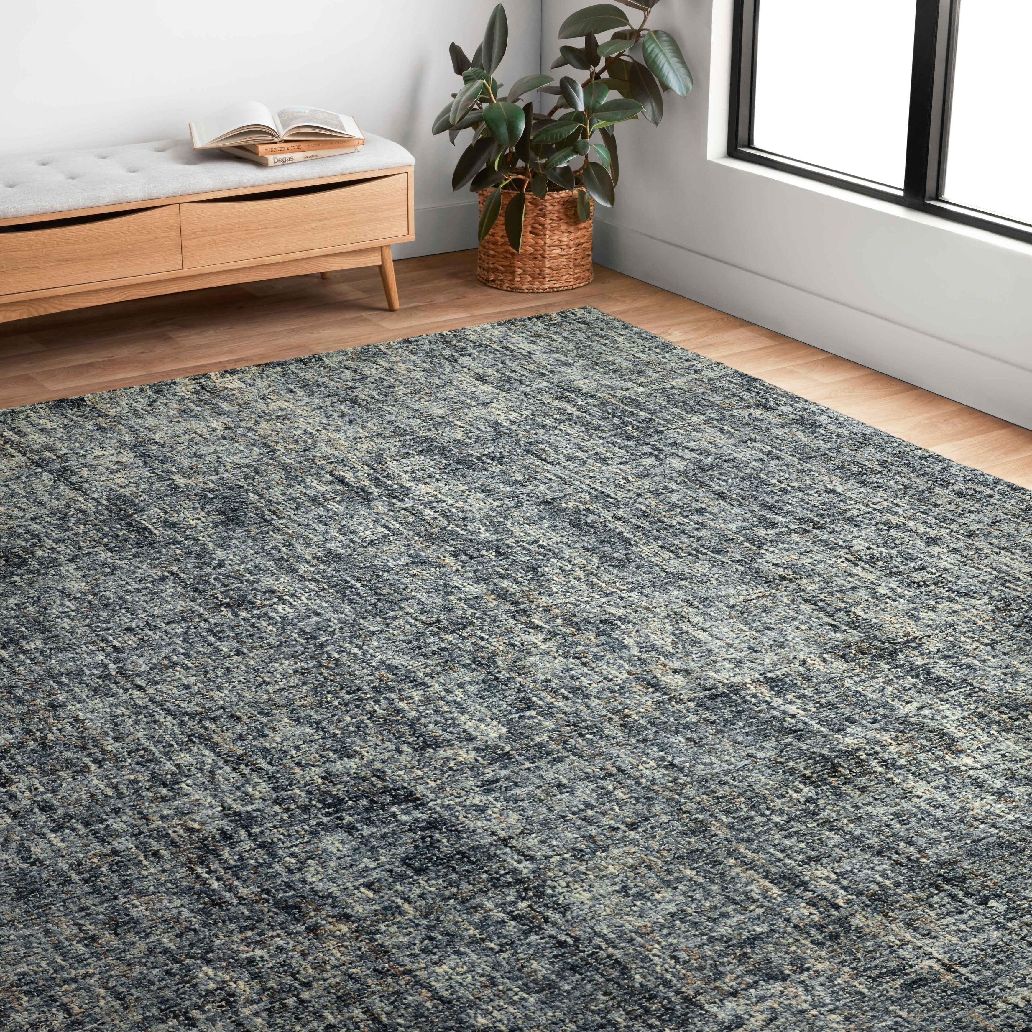Tapis abstrait moderne touffeté à la main en grès Alexander Home