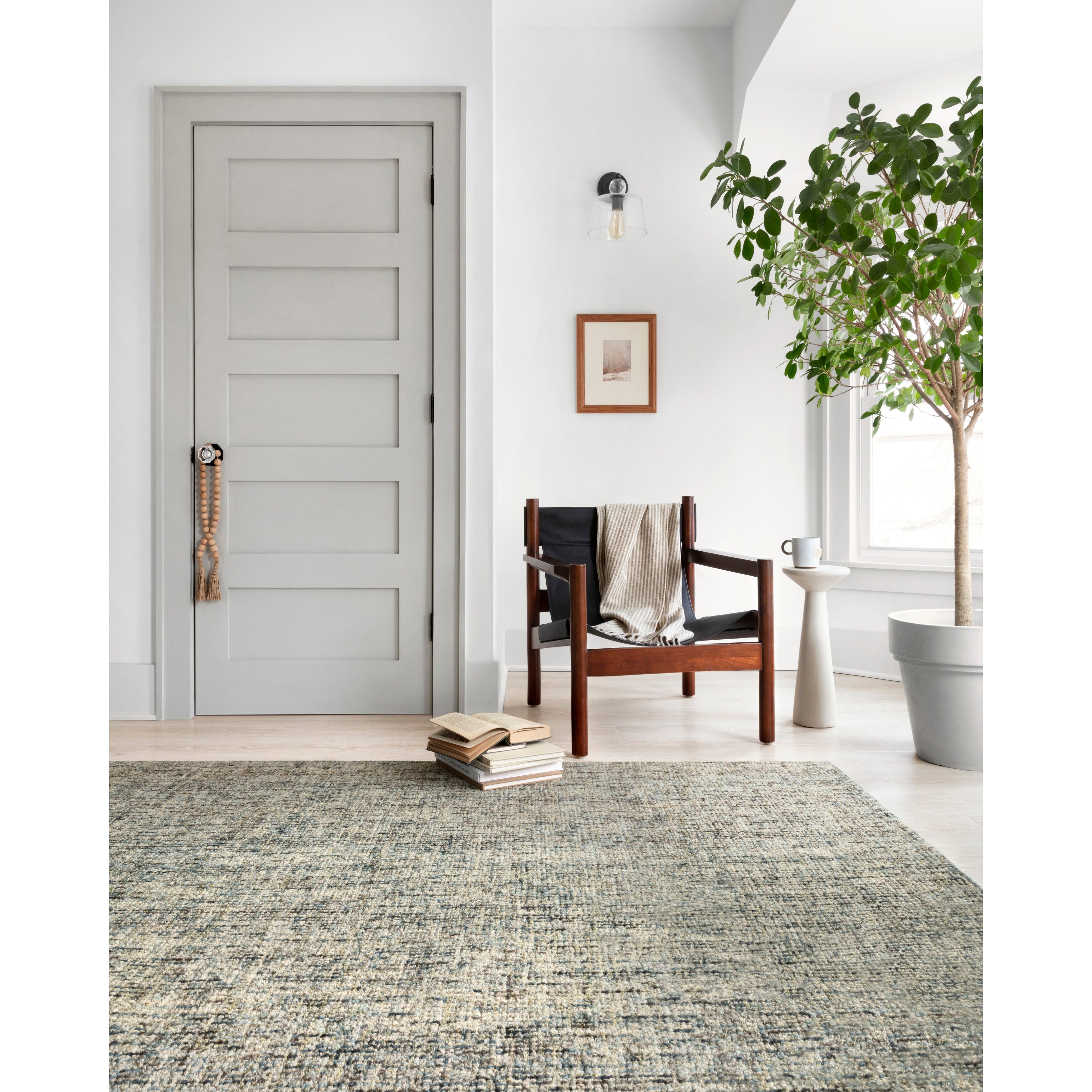 Tapis abstrait moderne touffeté à la main en grès Alexander Home