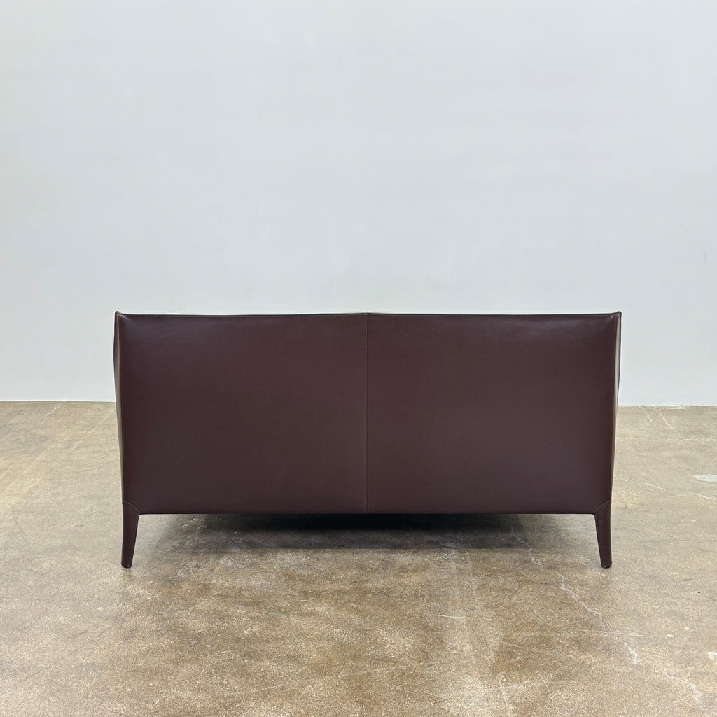 Lit queen-size Poliform Kelly, cuir