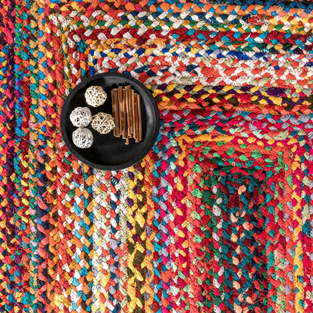 Tapis bohème tressé à la main Nuloom Tammara