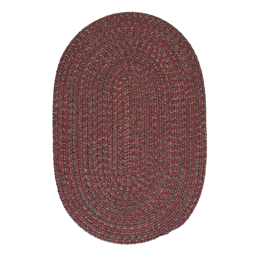Tapis tressé ovale réversible Colonial Mills Hillsdale