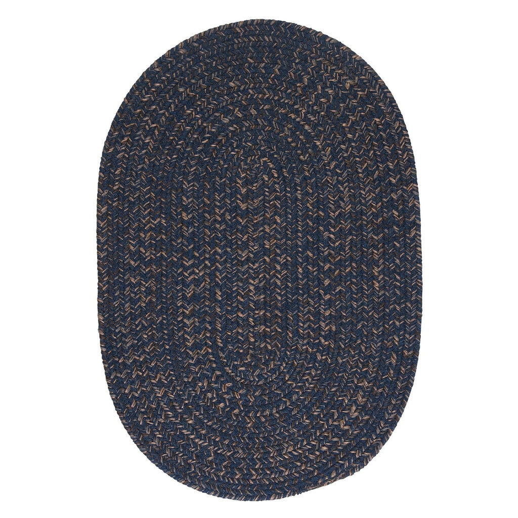 Tapis tressé ovale réversible Colonial Mills Hillsdale