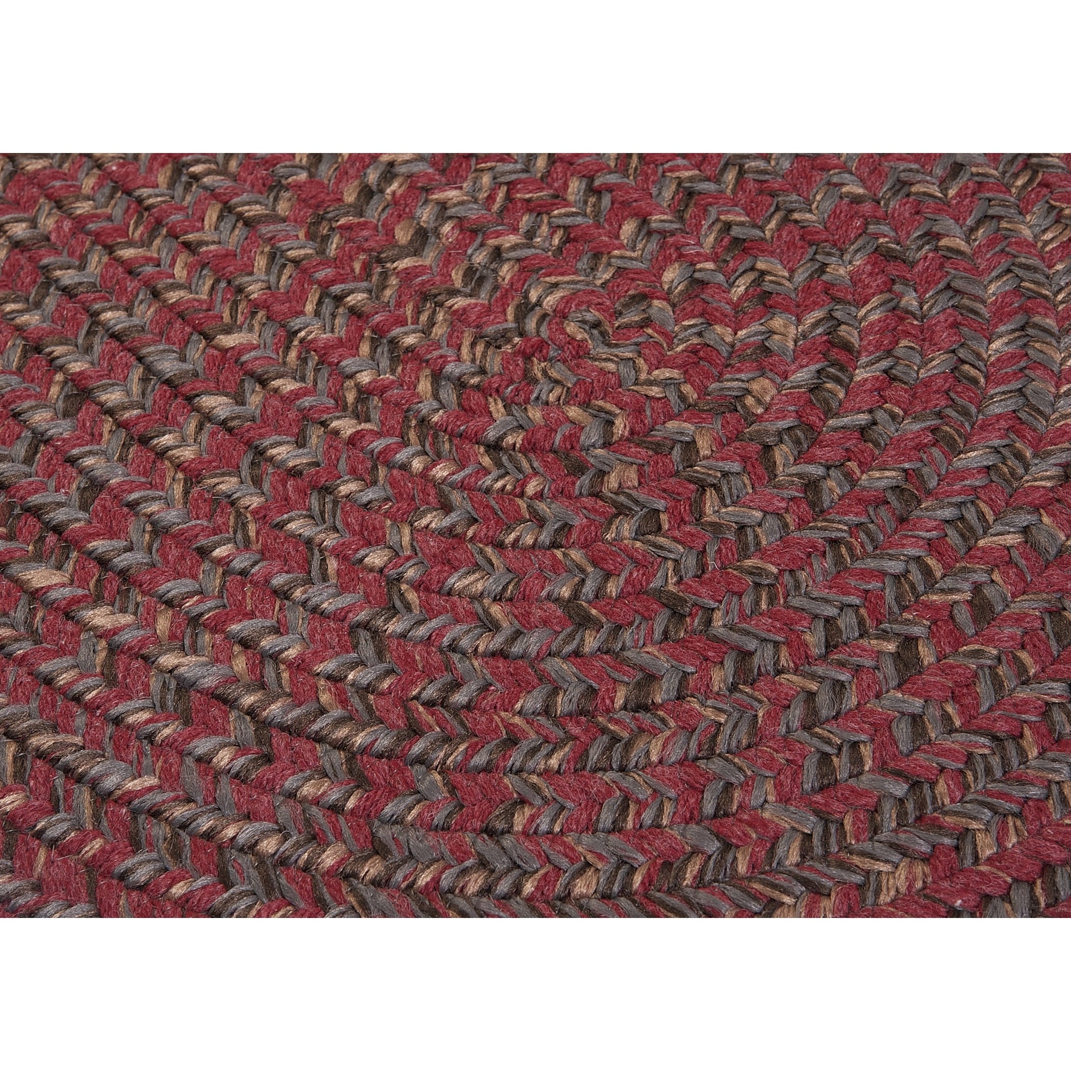 Tapis tressé ovale réversible Colonial Mills Hillsdale