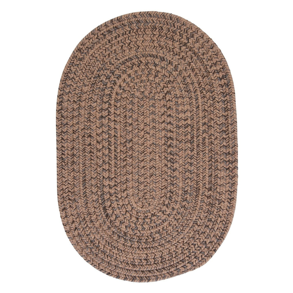 Tapis tressé ovale réversible Colonial Mills Hillsdale