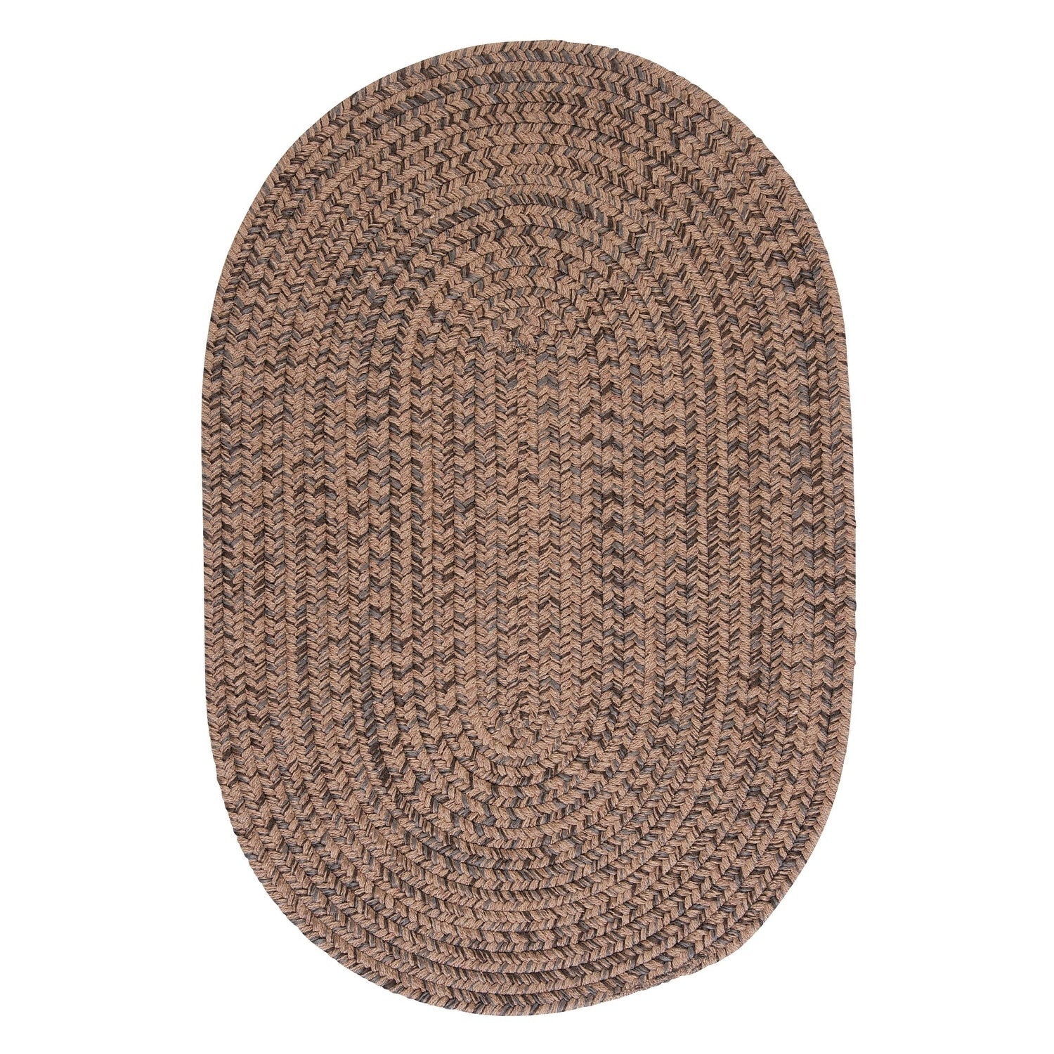 Tapis tressé ovale réversible Colonial Mills Hillsdale