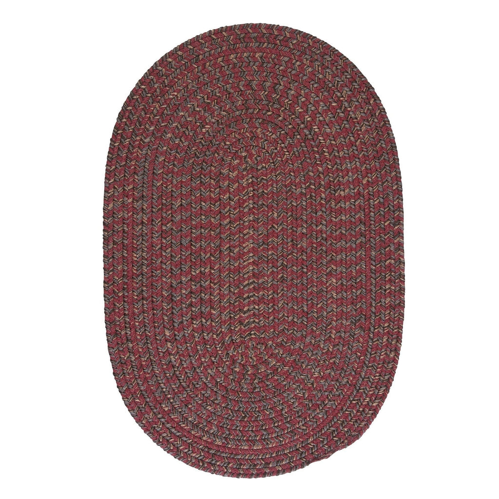 Tapis tressé ovale réversible Colonial Mills Hillsdale
