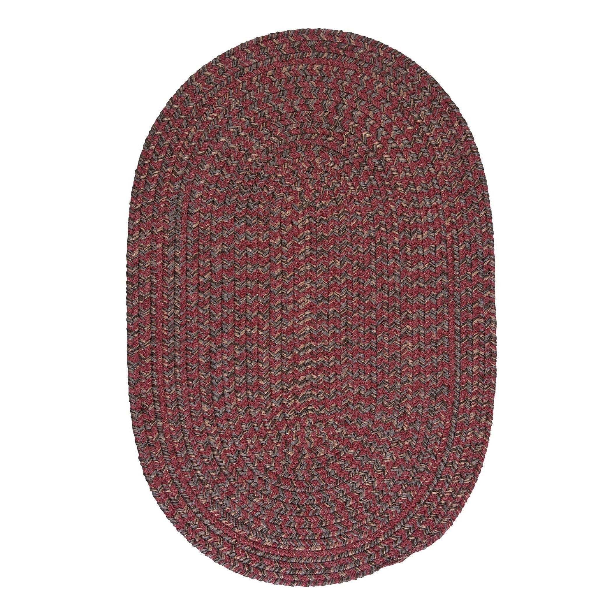 Tapis tressé ovale réversible Colonial Mills Hillsdale