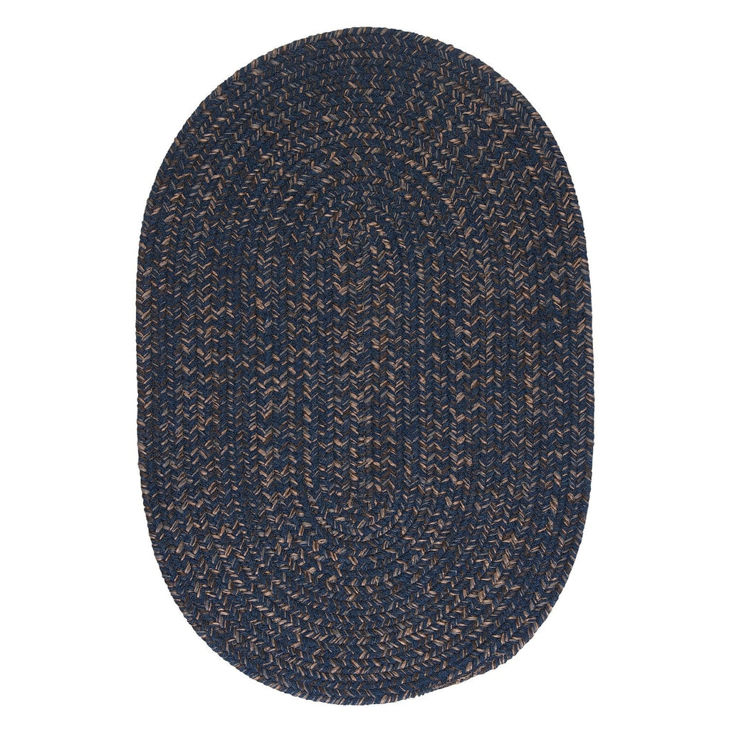Tapis tressé ovale réversible Colonial Mills Hillsdale