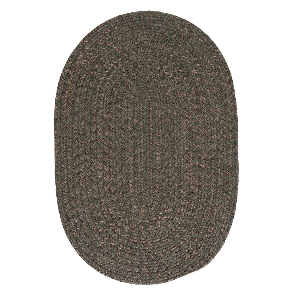 Tapis tressé ovale réversible Colonial Mills Hillsdale