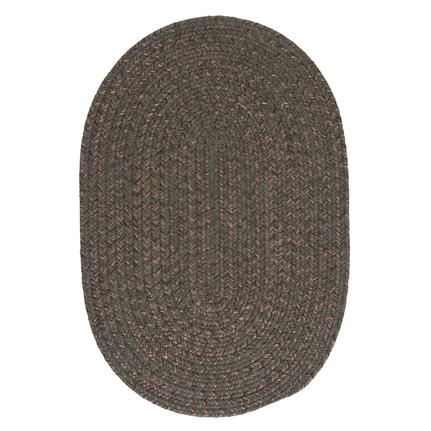 Tapis tressé ovale réversible Colonial Mills Hillsdale