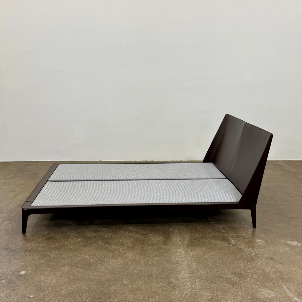 Lit queen-size Poliform Kelly, cuir