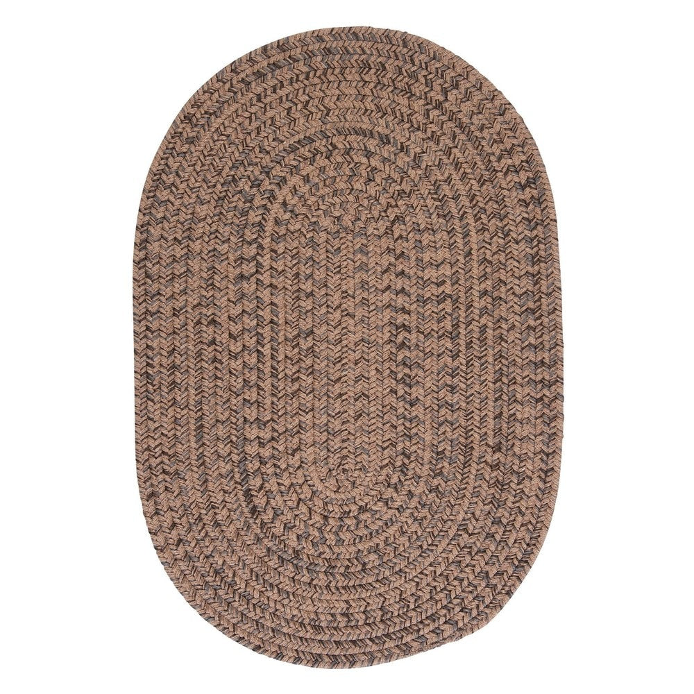Tapis tressé ovale réversible Colonial Mills Hillsdale
