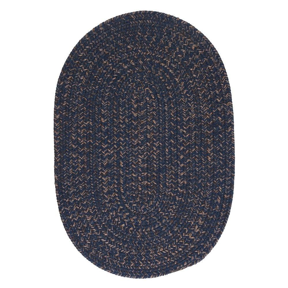 Tapis tressé ovale réversible Colonial Mills Hillsdale
