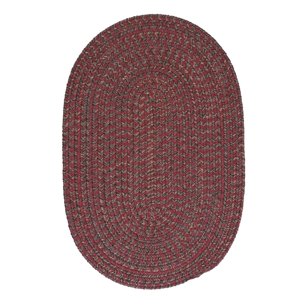 Tapis tressé ovale réversible Colonial Mills Hillsdale