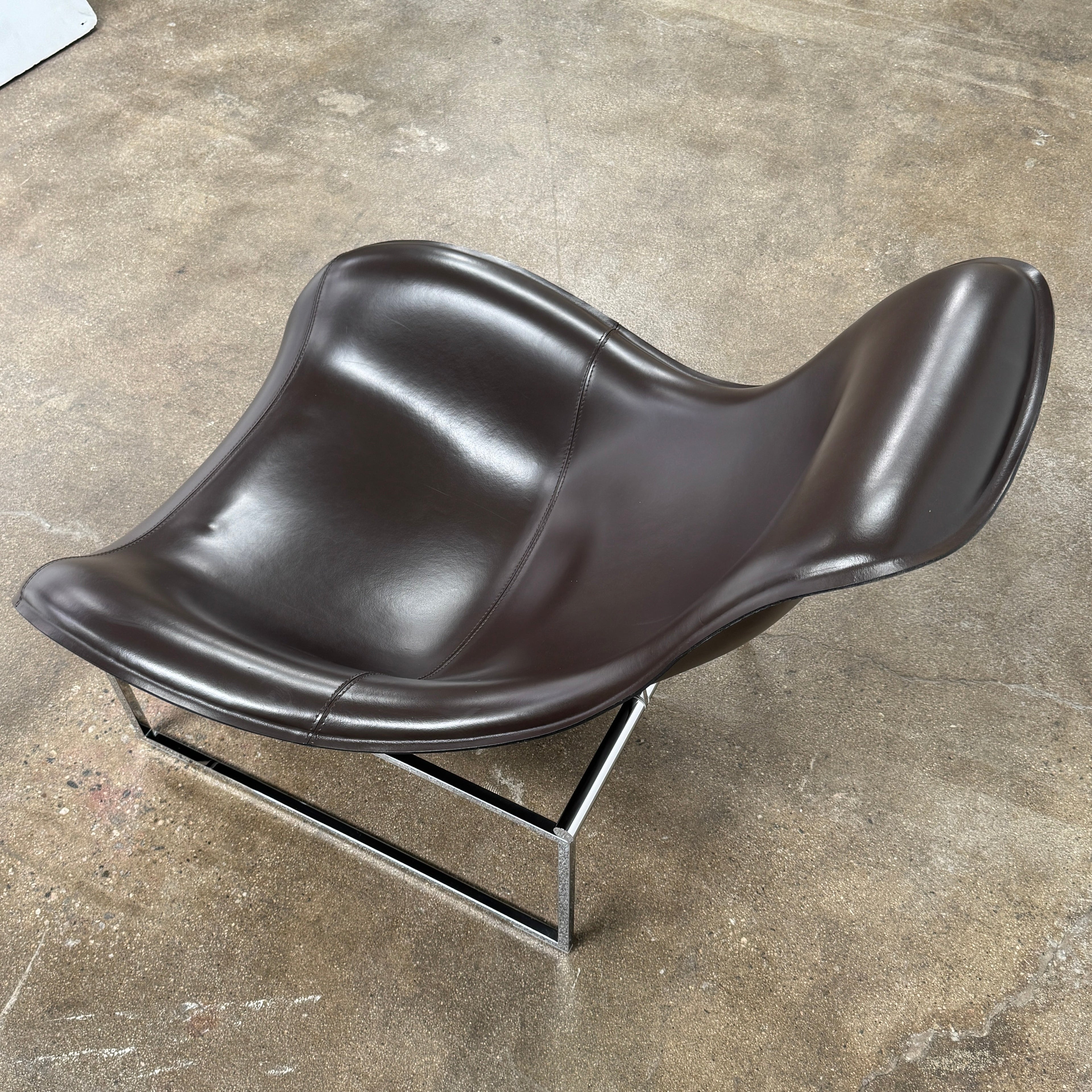 Fauteuil relax B&amp;B Italia Mart avec mécanisme d'inclinaison