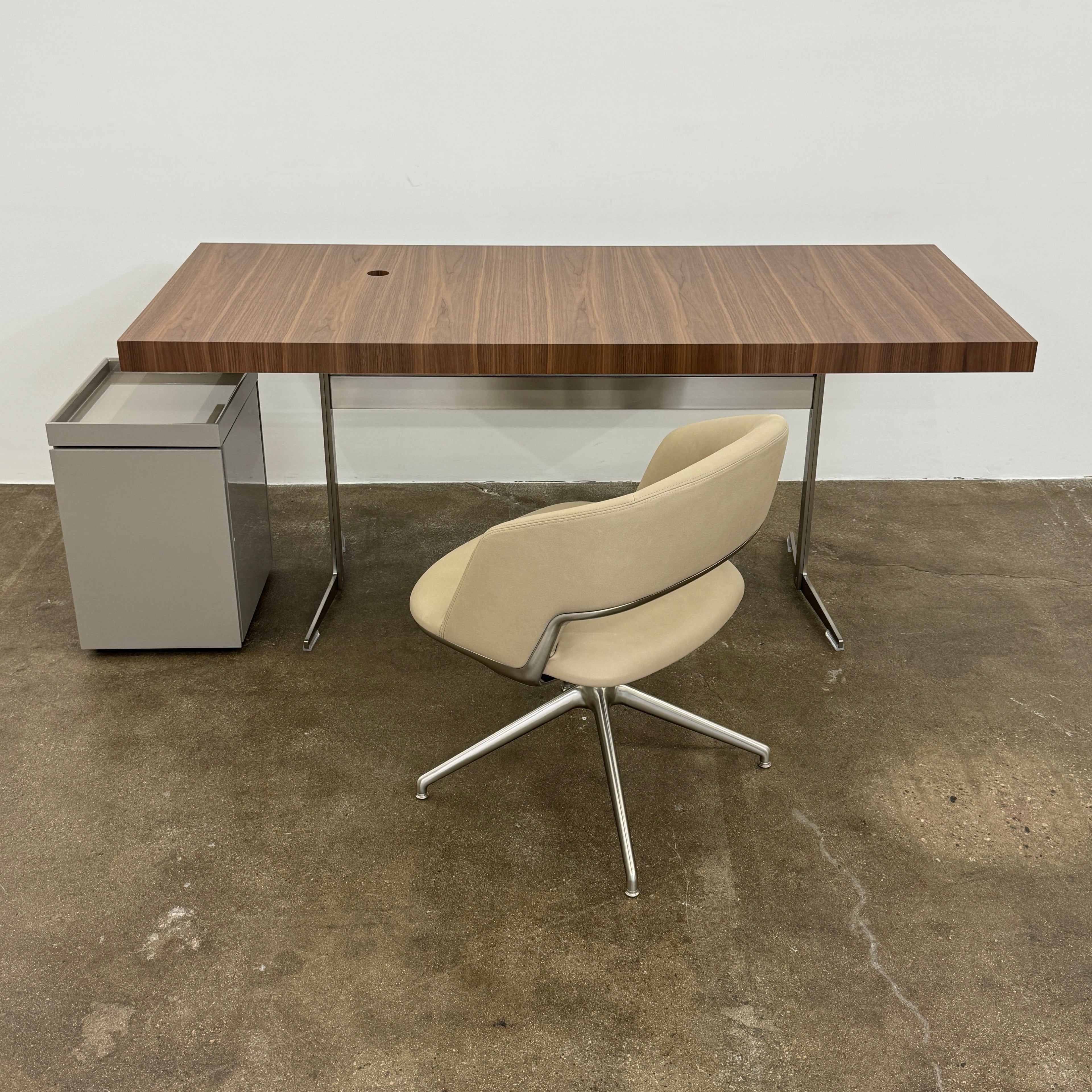 Chaise de bureau pivotante Flexform Alma à 4 branches