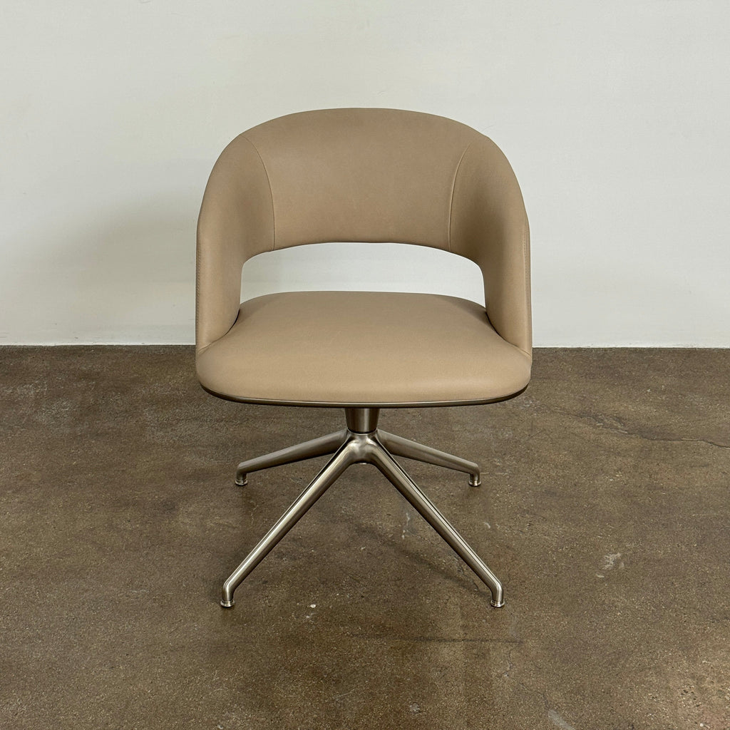 Chaise de bureau pivotante Flexform Alma à 4 branches