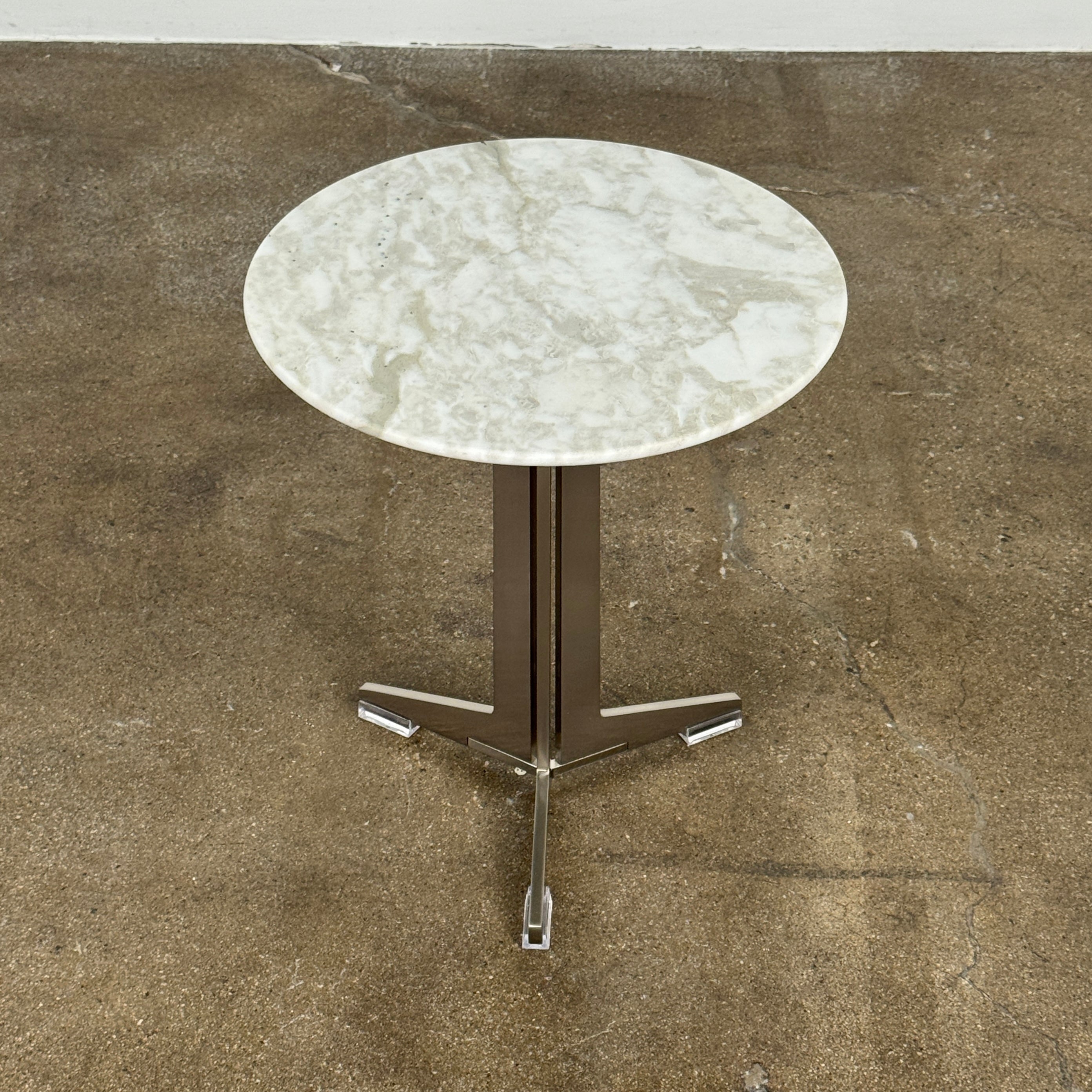 Table d'appoint Flexform Calacatta Oro Fly