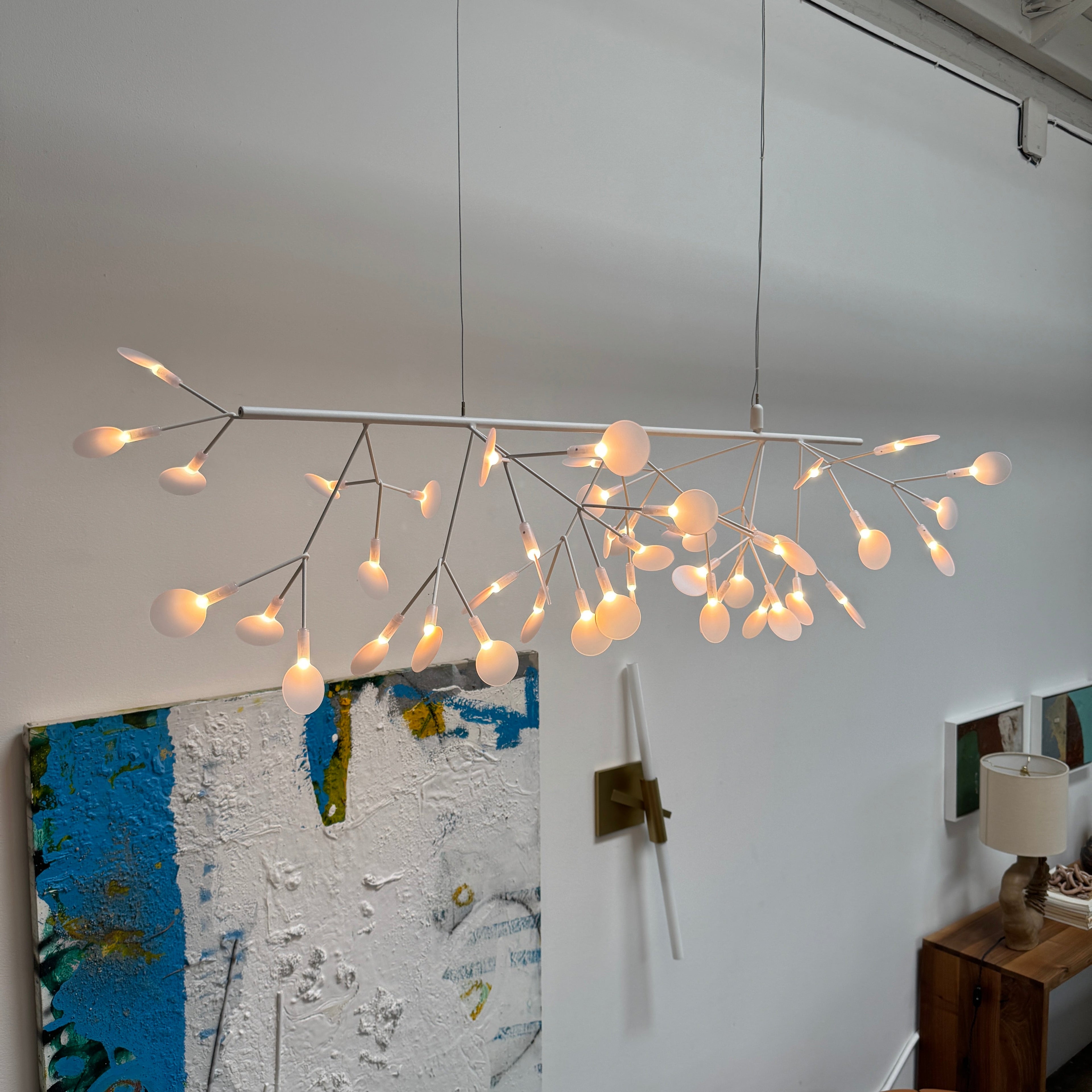Suspension LED sans fin Moooi Heracleum - Blanc